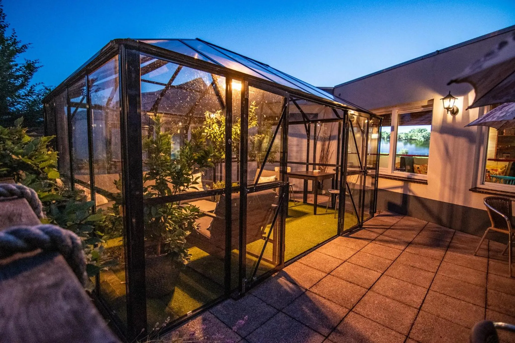 Garden view in B&B Katoo