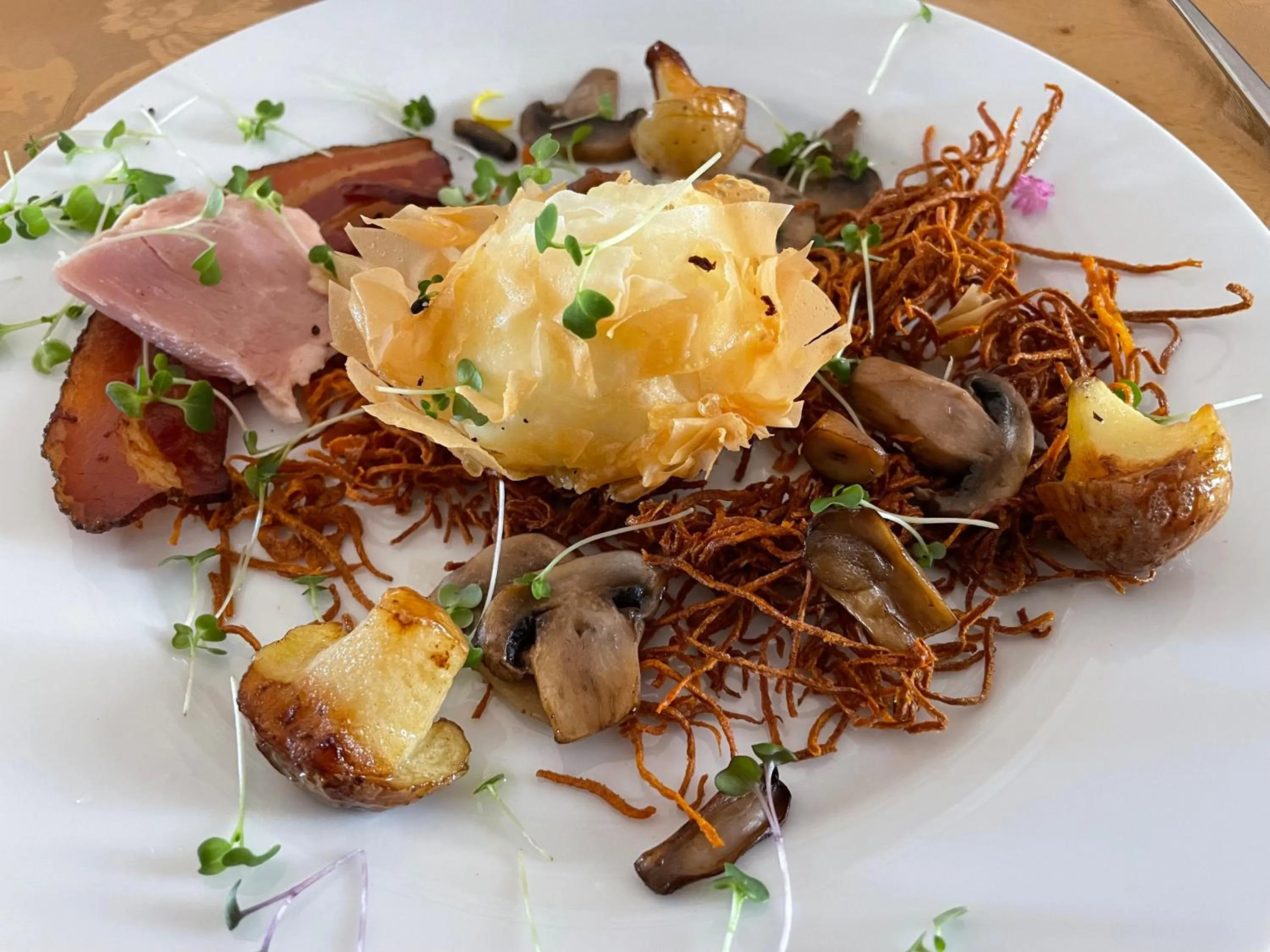 La maison de l'île d'Orléans -- déjeuner gastronomique à l'aveugle