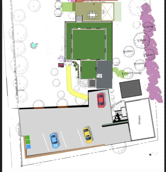 Parking in La maison de l'île d'Orléans -- maison d'hôtes B&B