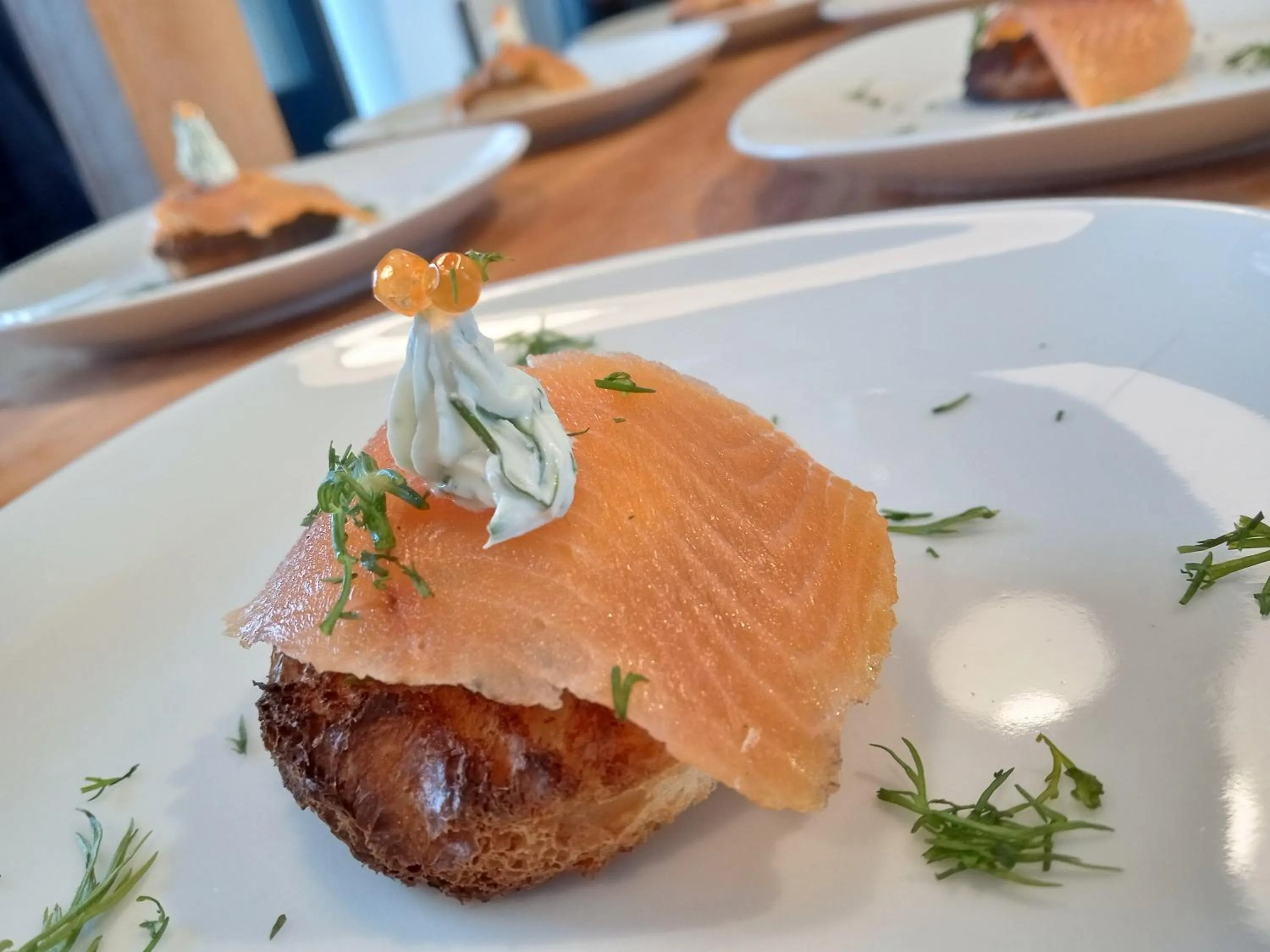 Food and drinks in La maison de l'île d'Orléans -- déjeuner gastronomique à l'aveugle