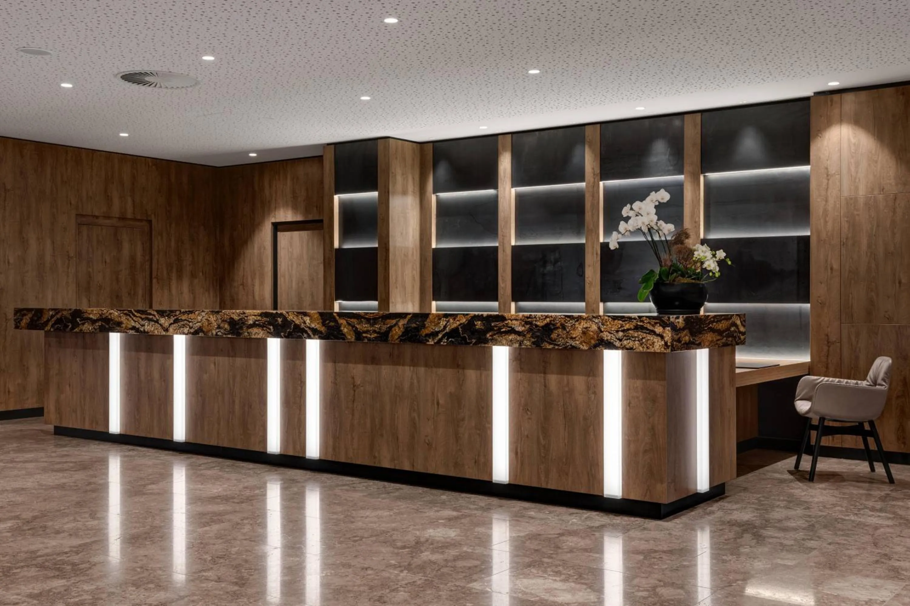 Lobby or reception in AC Hotel by Marriott Innsbruck