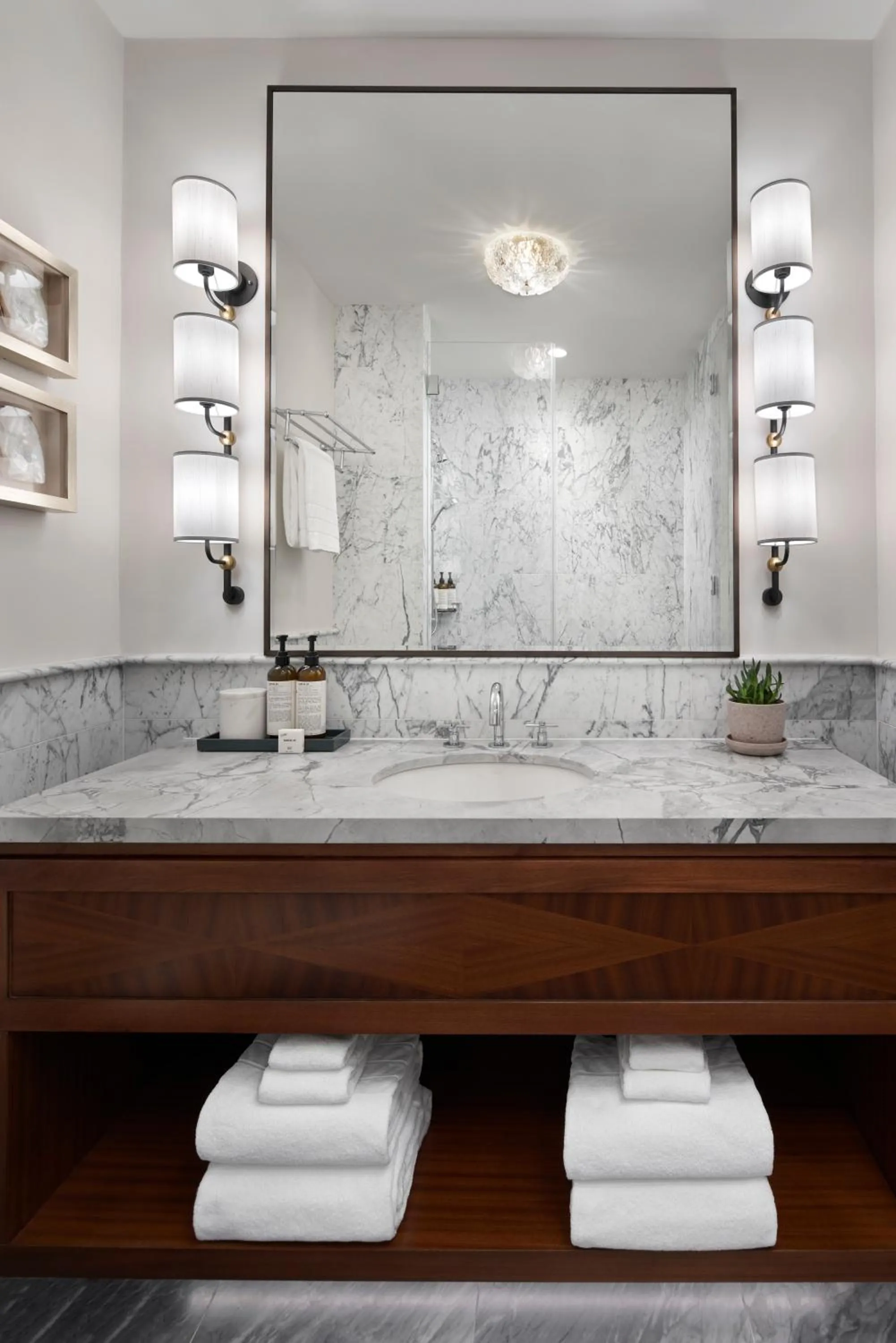 Bathroom in The Wall Street Hotel New York City