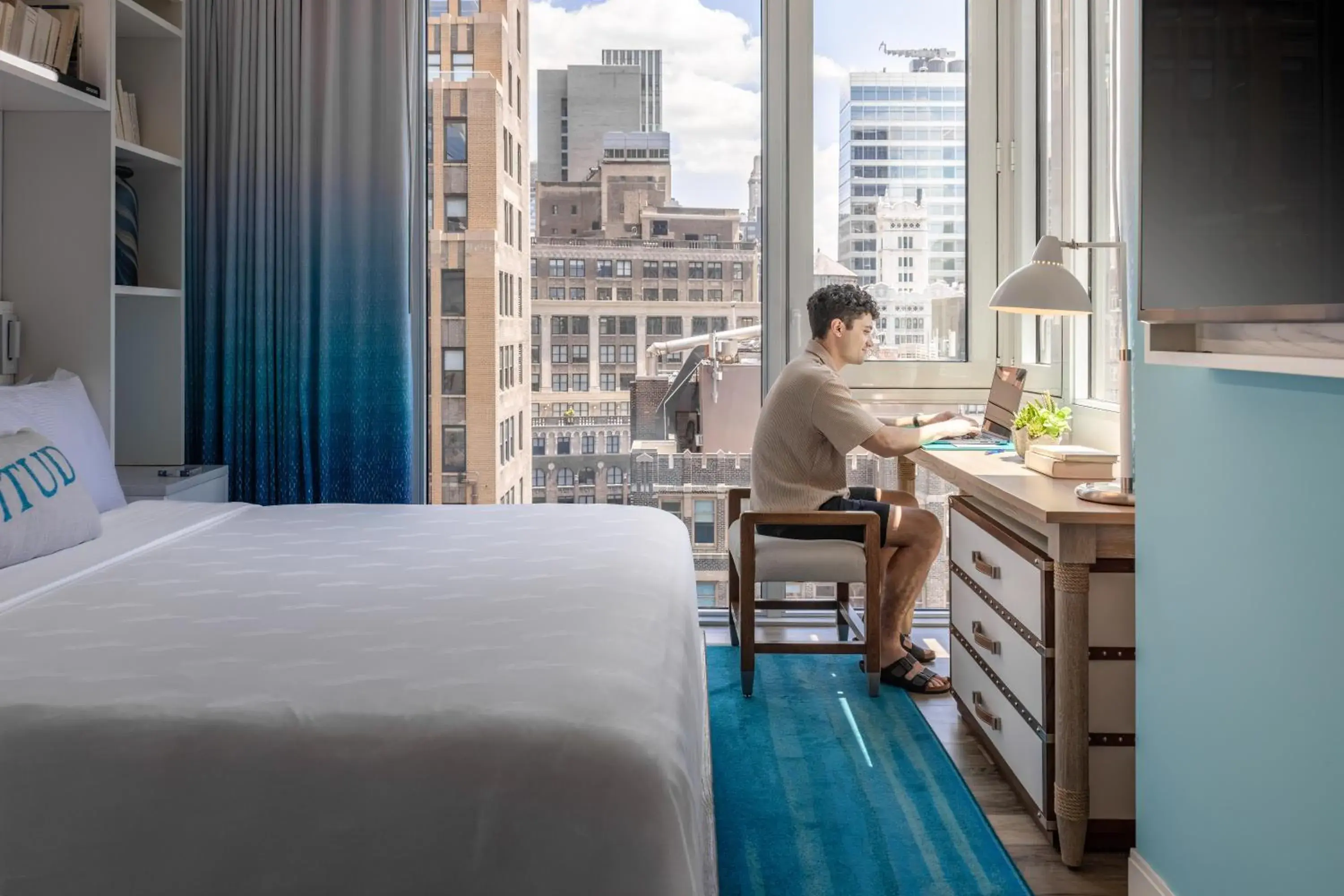 Deluxe One King Bed Hearing Accessible in Margaritaville Resort Times Square Deluxe One King Bed Hearing Accessible in Margaritaville Resort Times Square