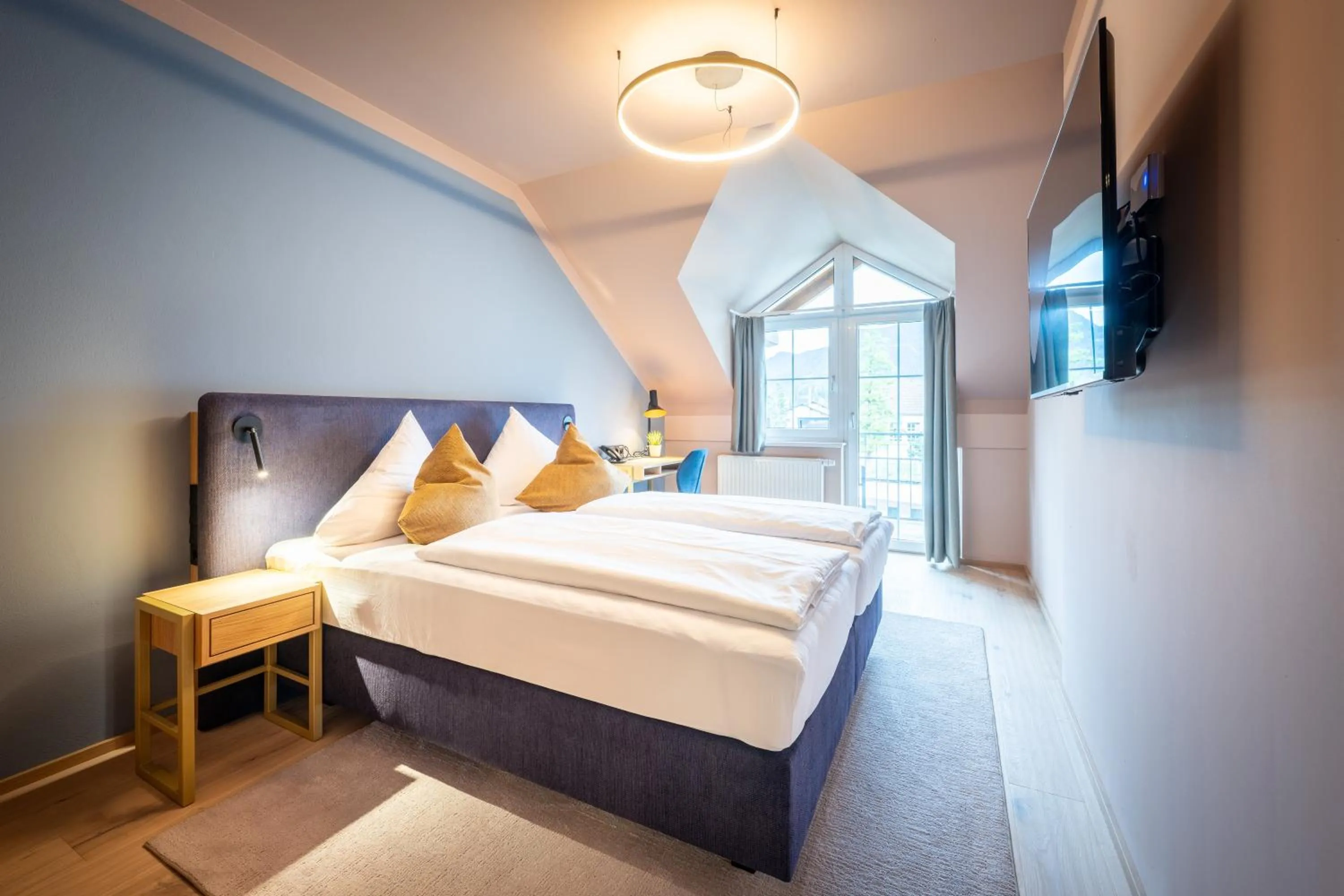 Bed in Hotel Zum Mohren