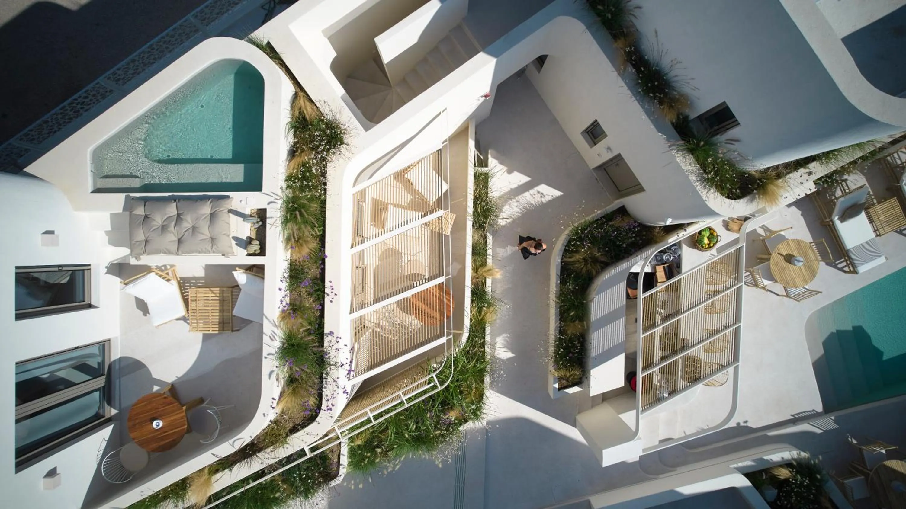 Property building in White Pebble Suites