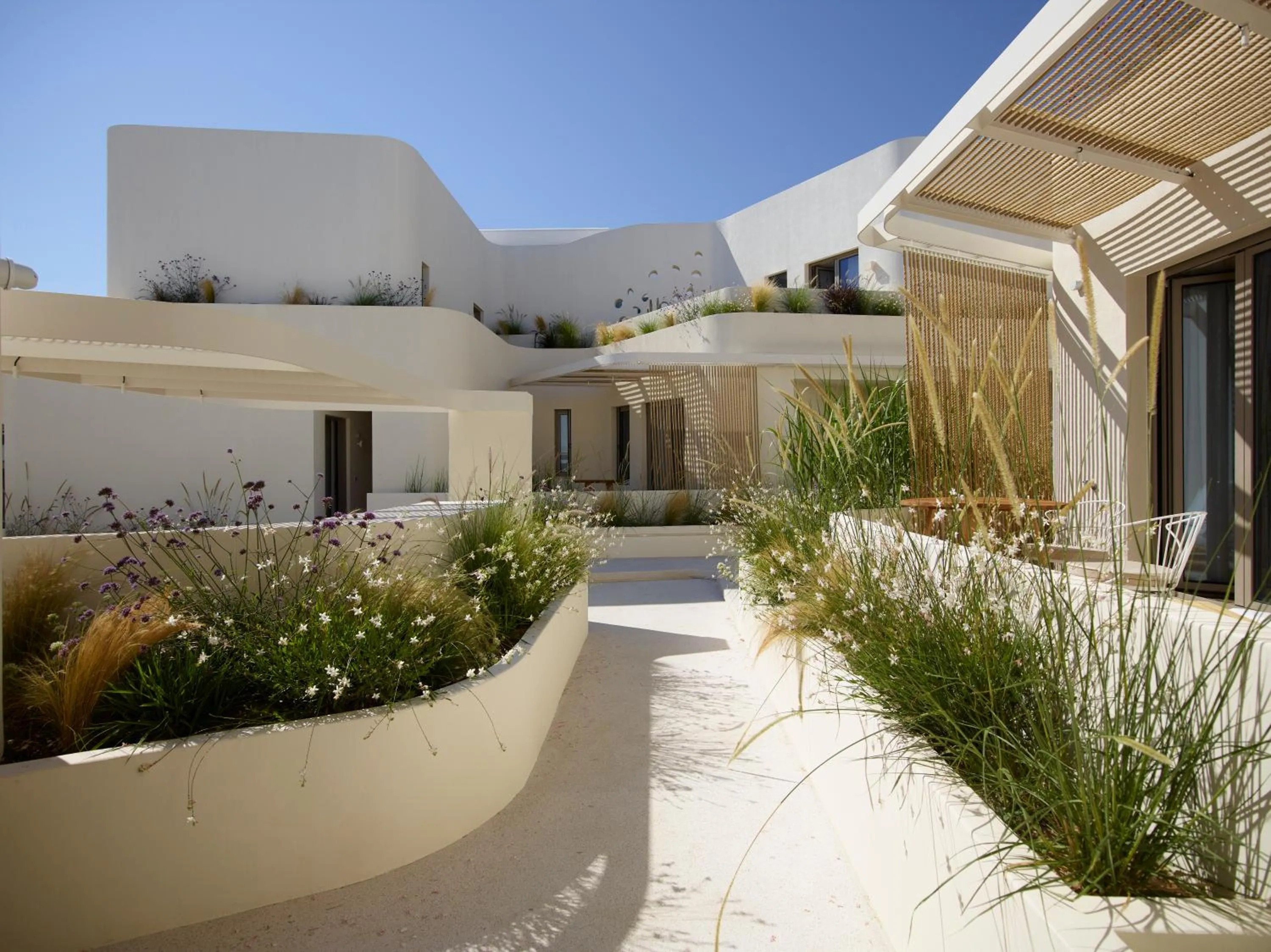 Property building in White Pebble Suites