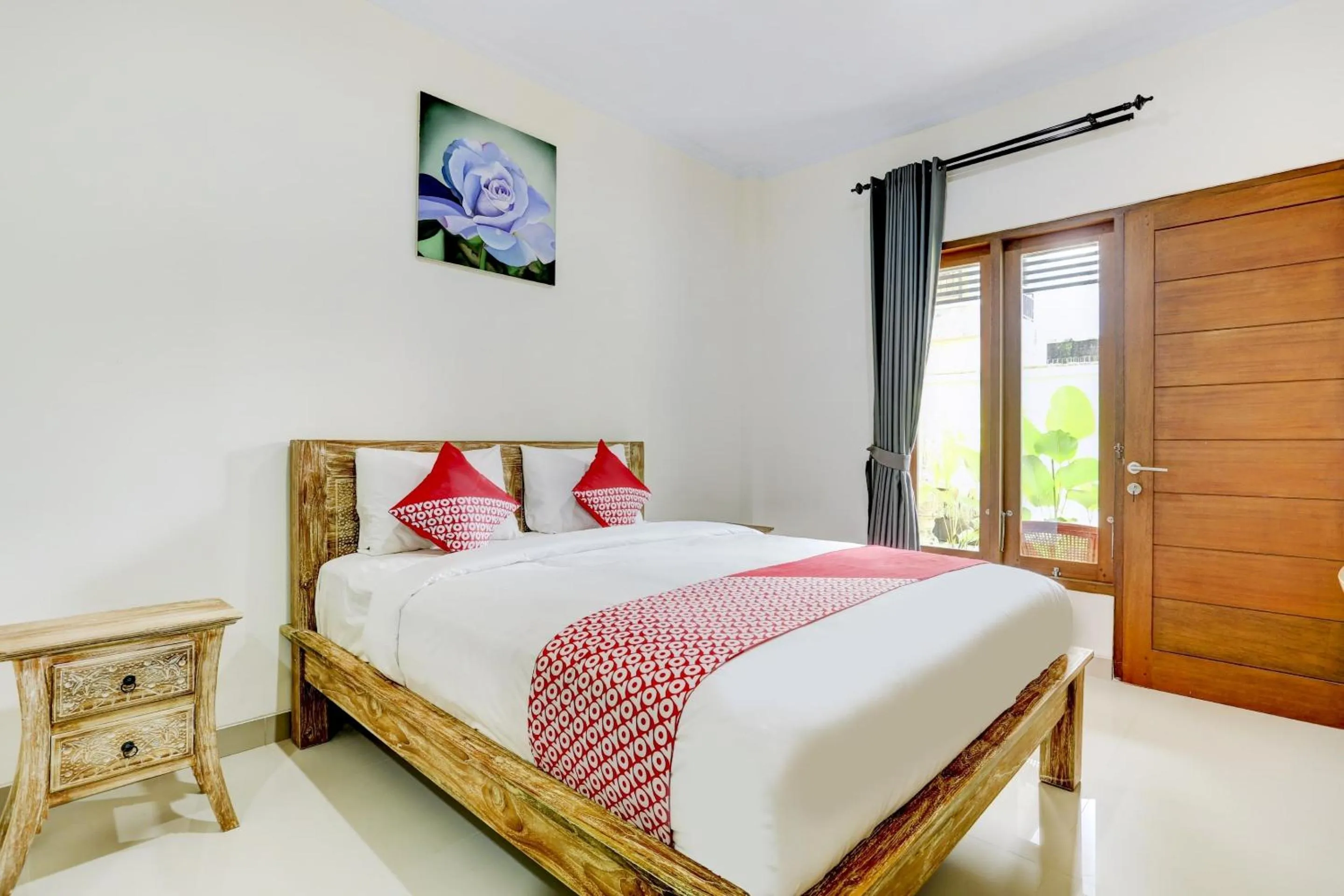 Bedroom, Bed in Hotel O March 67 Stay