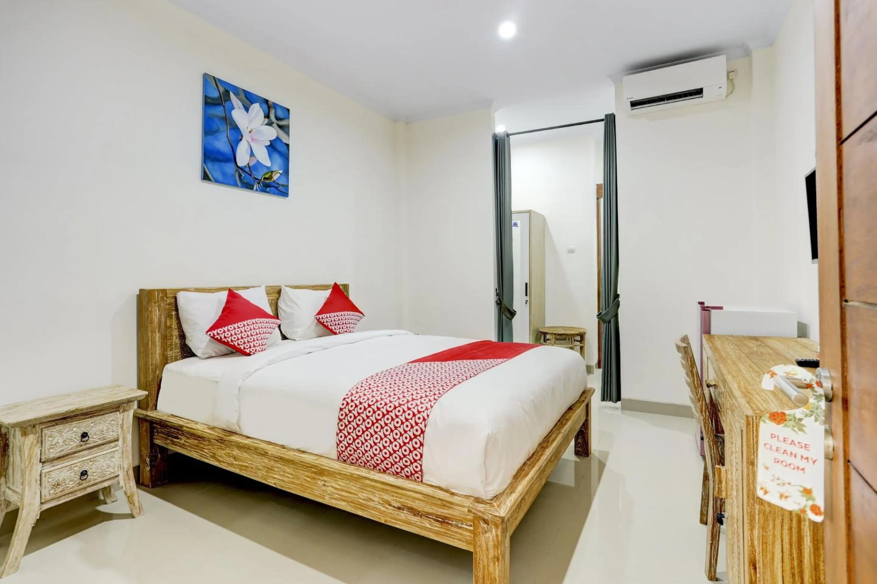 Bedroom, Bed in Hotel O March 67 Stay