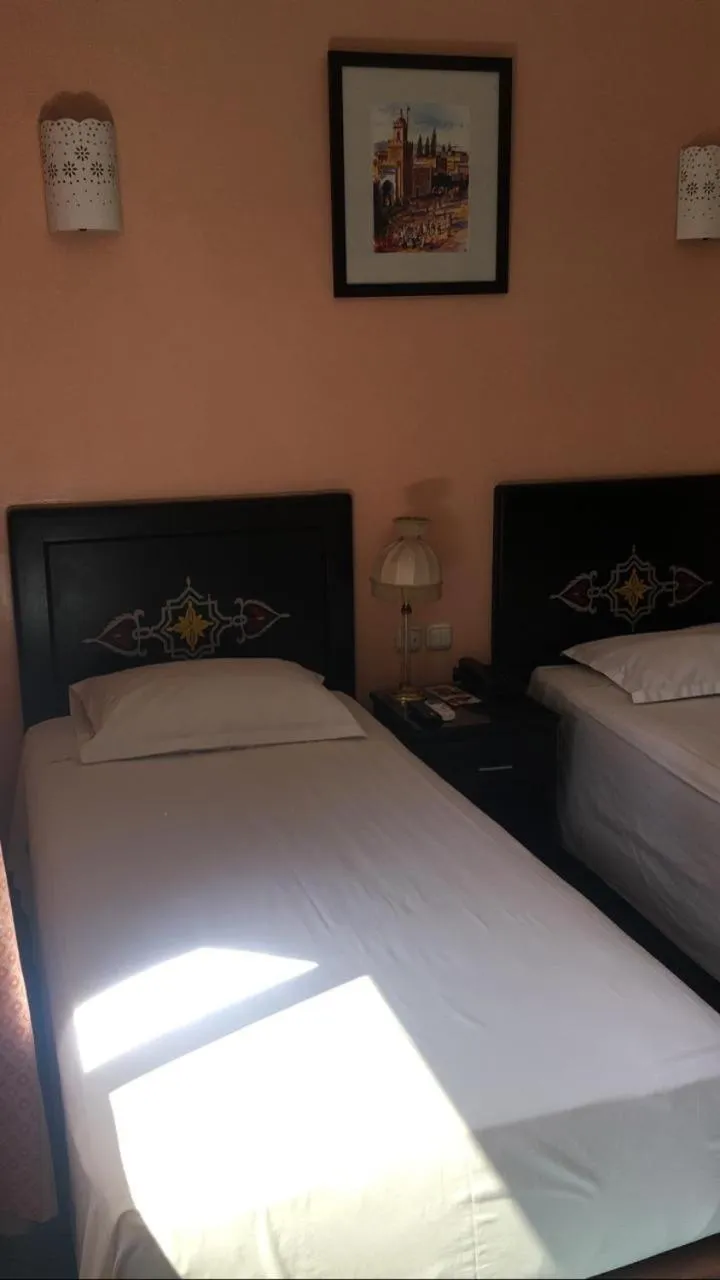 Bed in Hôtel Texuda