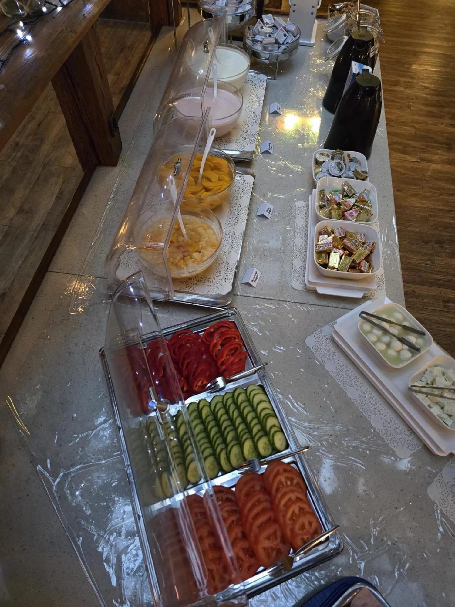 Buffet breakfast in Hotel Enziana Wien