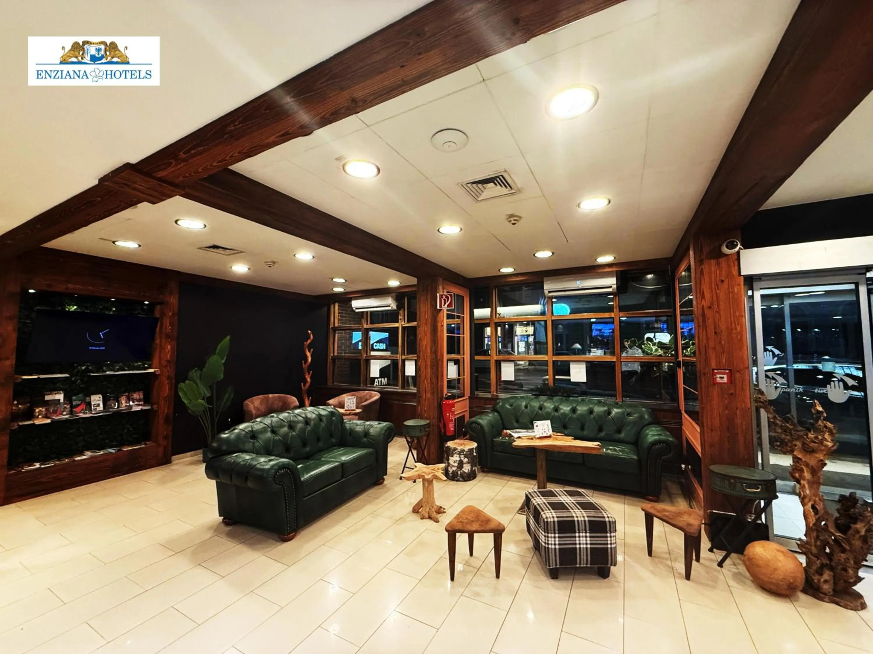 Lobby or reception in Hotel Enziana Wien