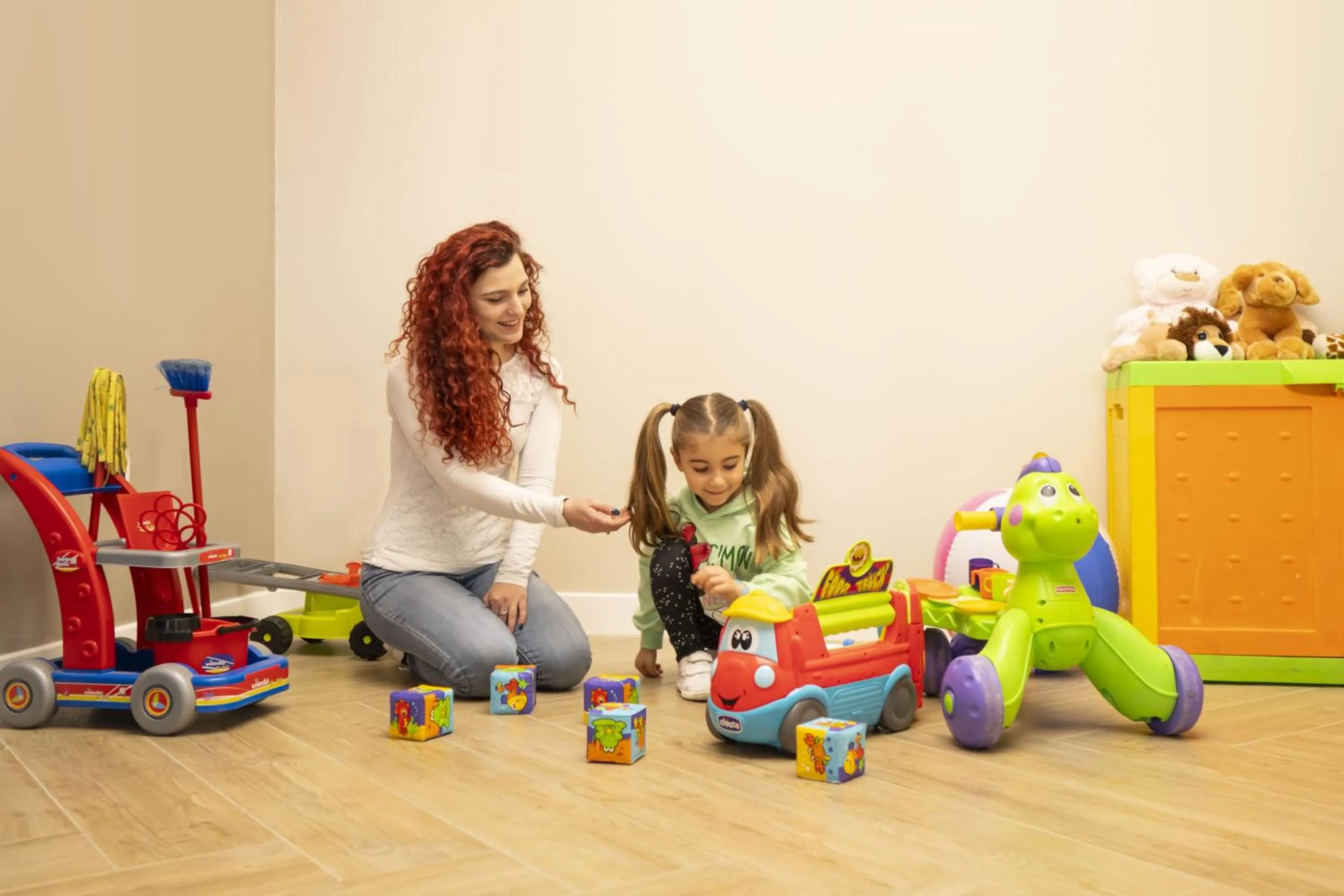 Children play ground in La Perla