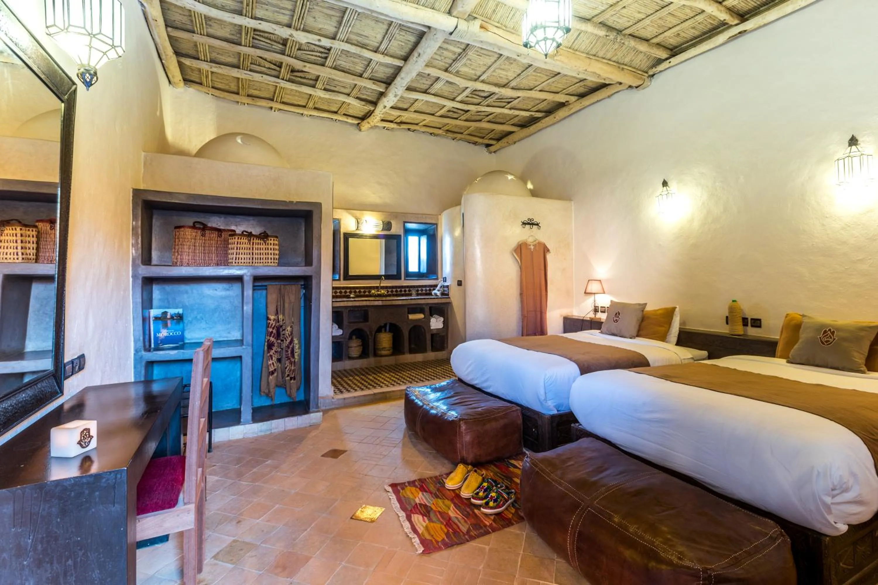 Bed in Riad Madu