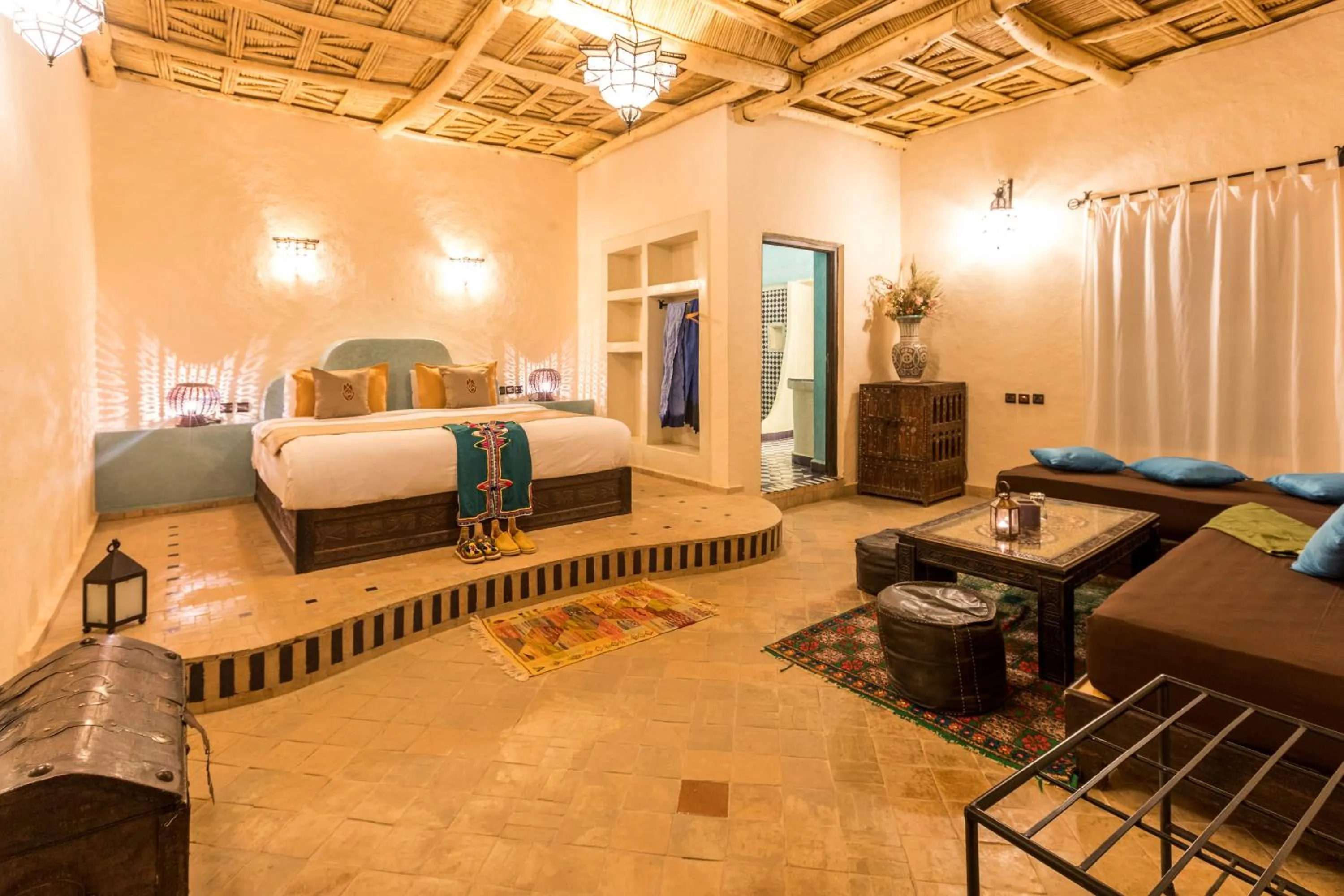 Bed in Riad Madu