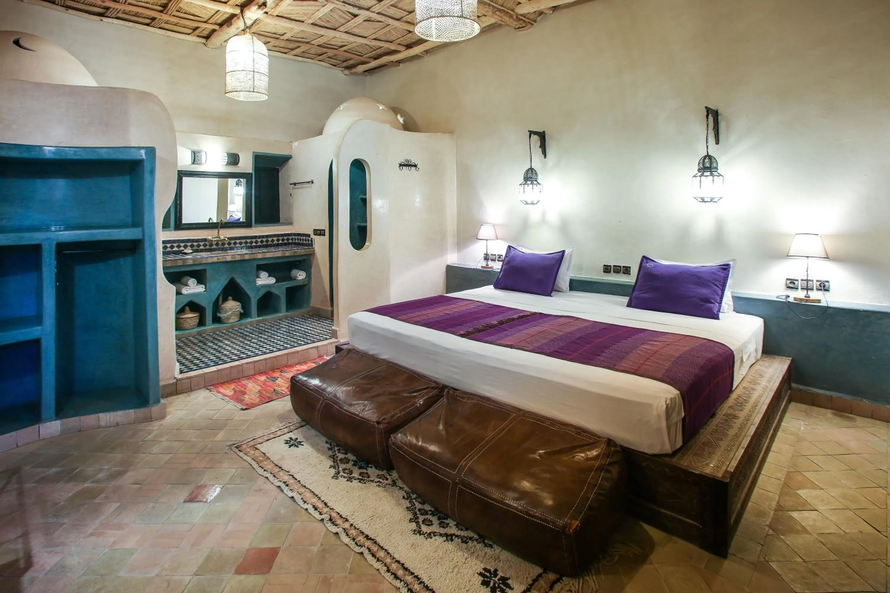 Bed in Riad Madu