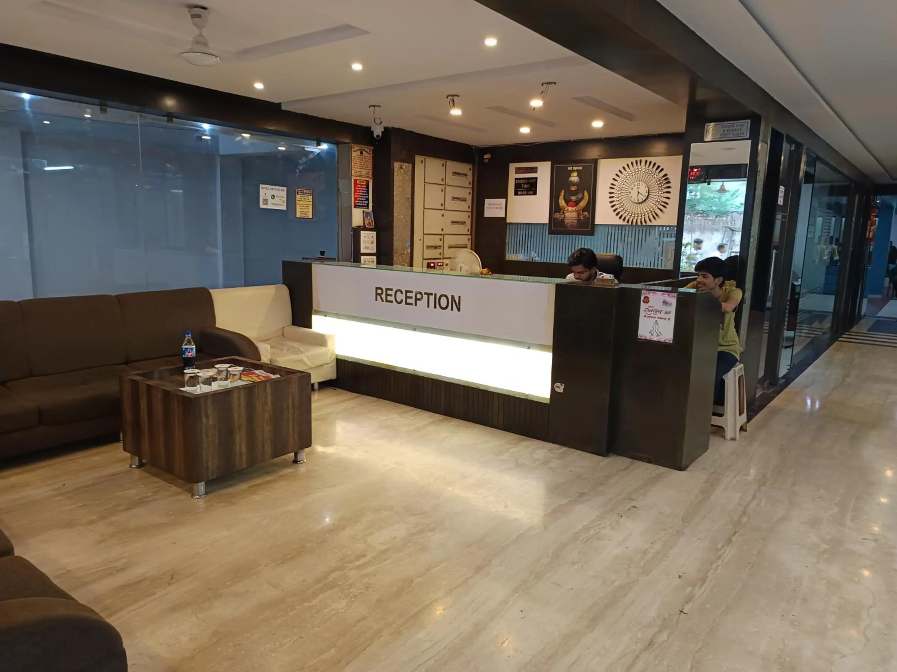 Lobby or reception in Hotel Satyug Inn