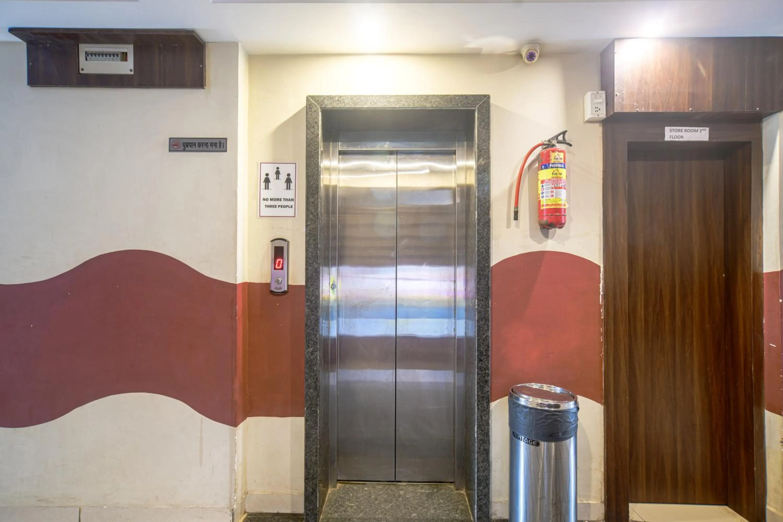 elevator in Hotel Satyug Inn