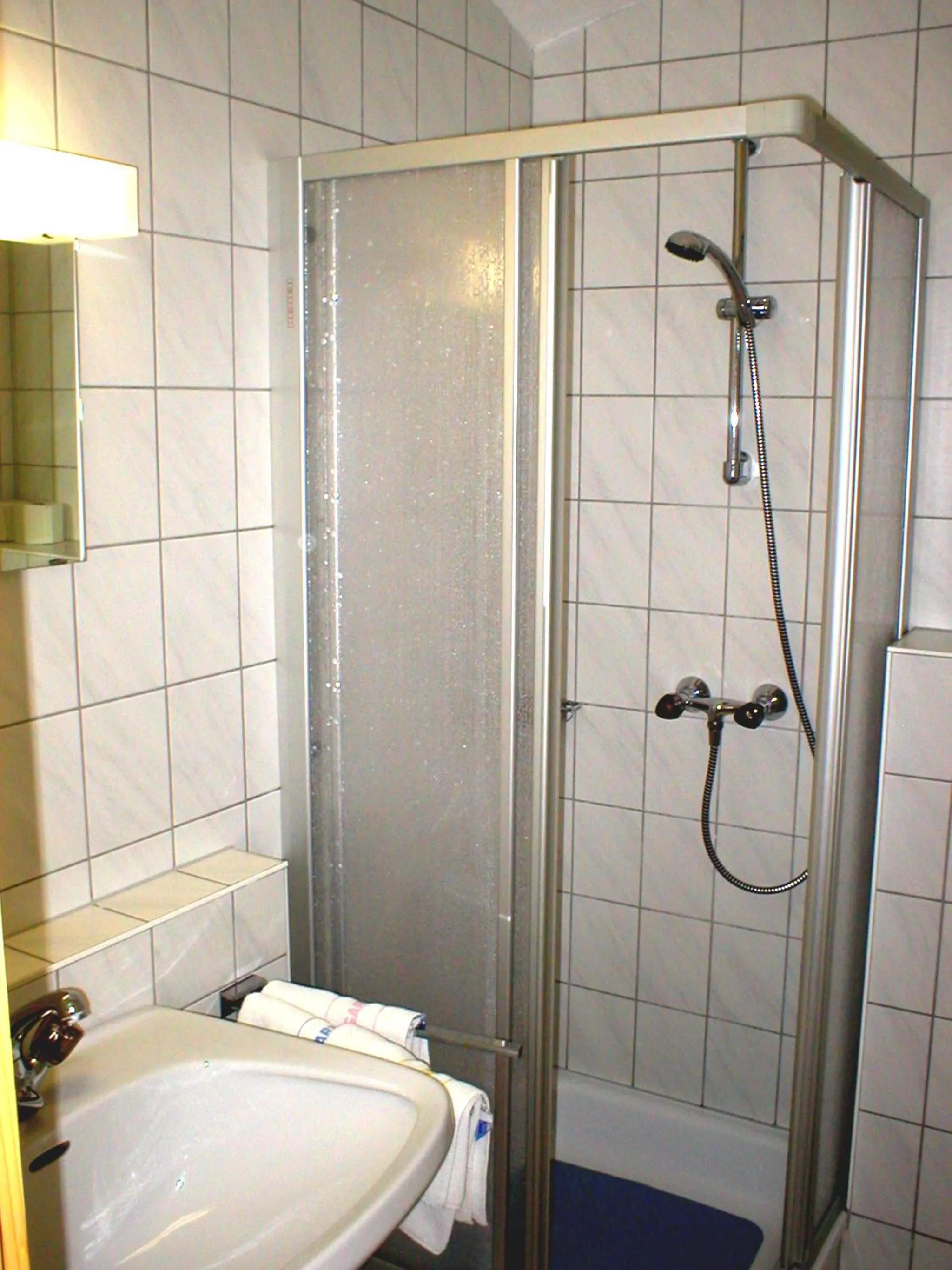 Shower in Hotel Baumgartnerhof
