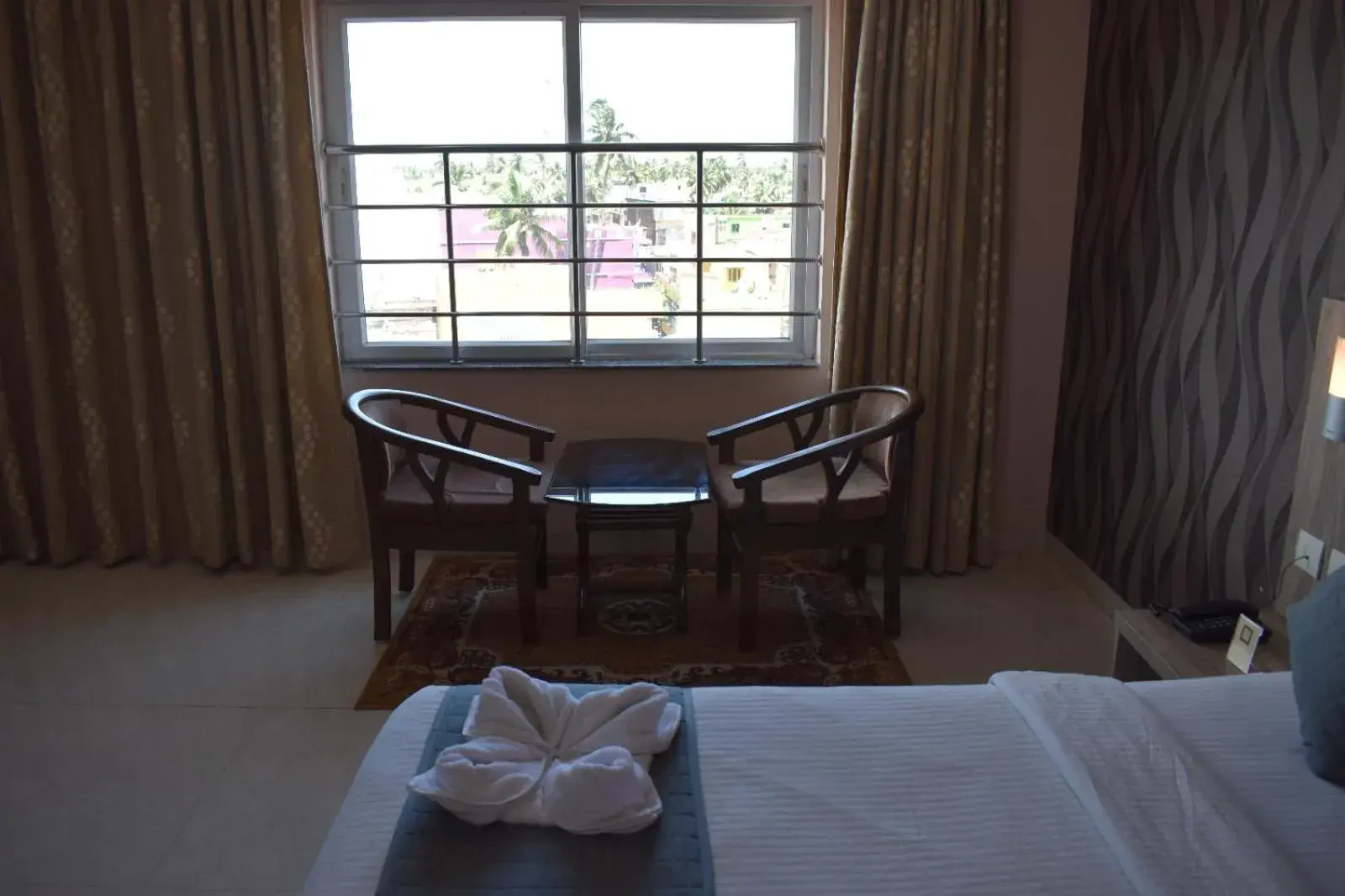 Seating area, Bed in Hotel Vip Square Seating area, Bed in Hotel Vip Square