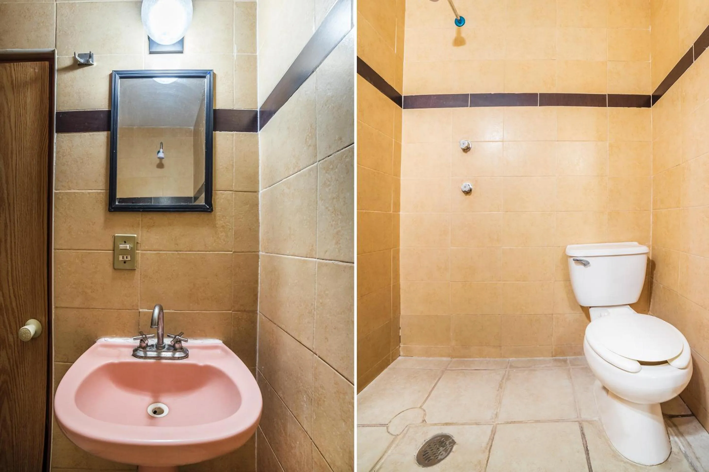 Bathroom in OYO Hotel Bugambilia, San Luis Potosí