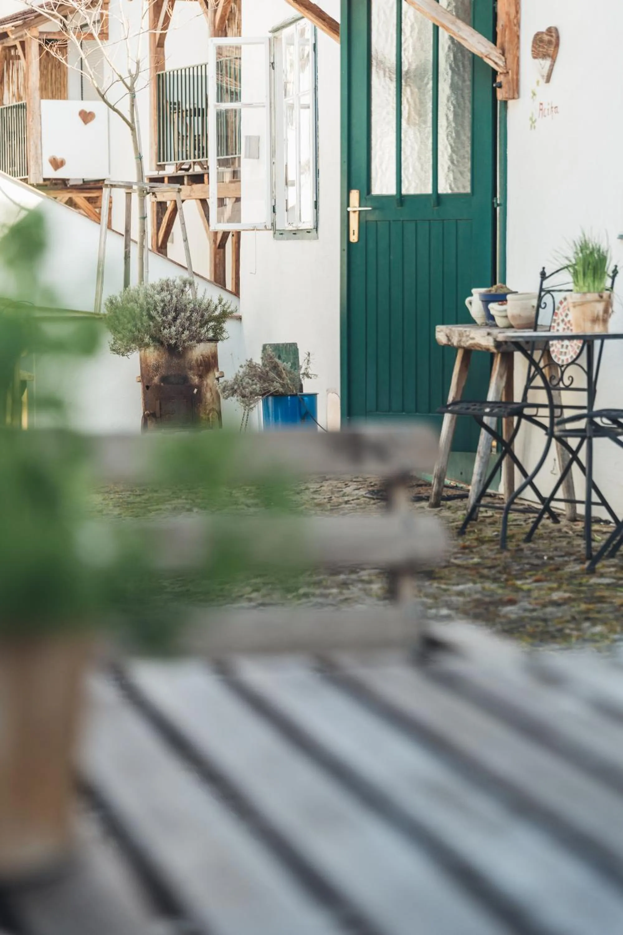 Patio in Weinwirtshaus Wlaschits