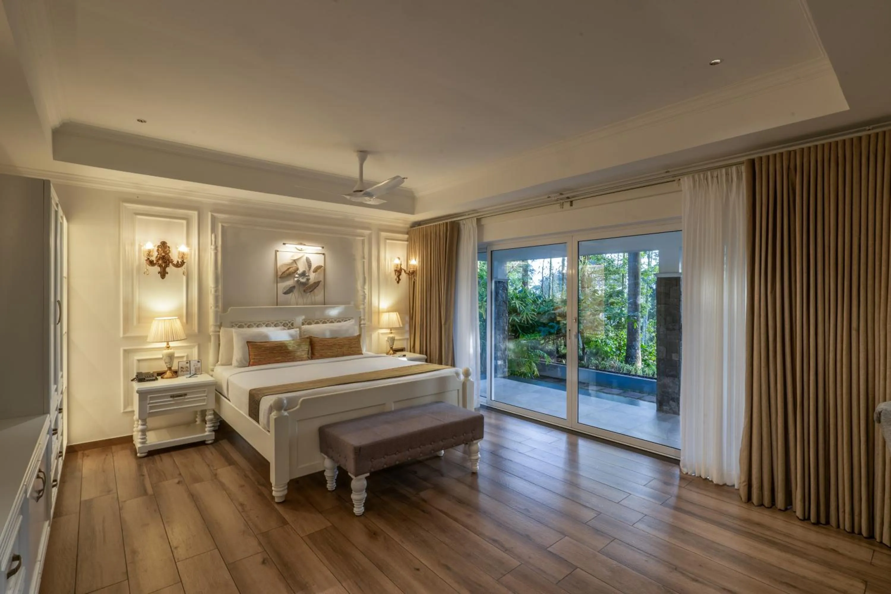 Photo of the whole room, Bed in The Woods Resorts Wayanad