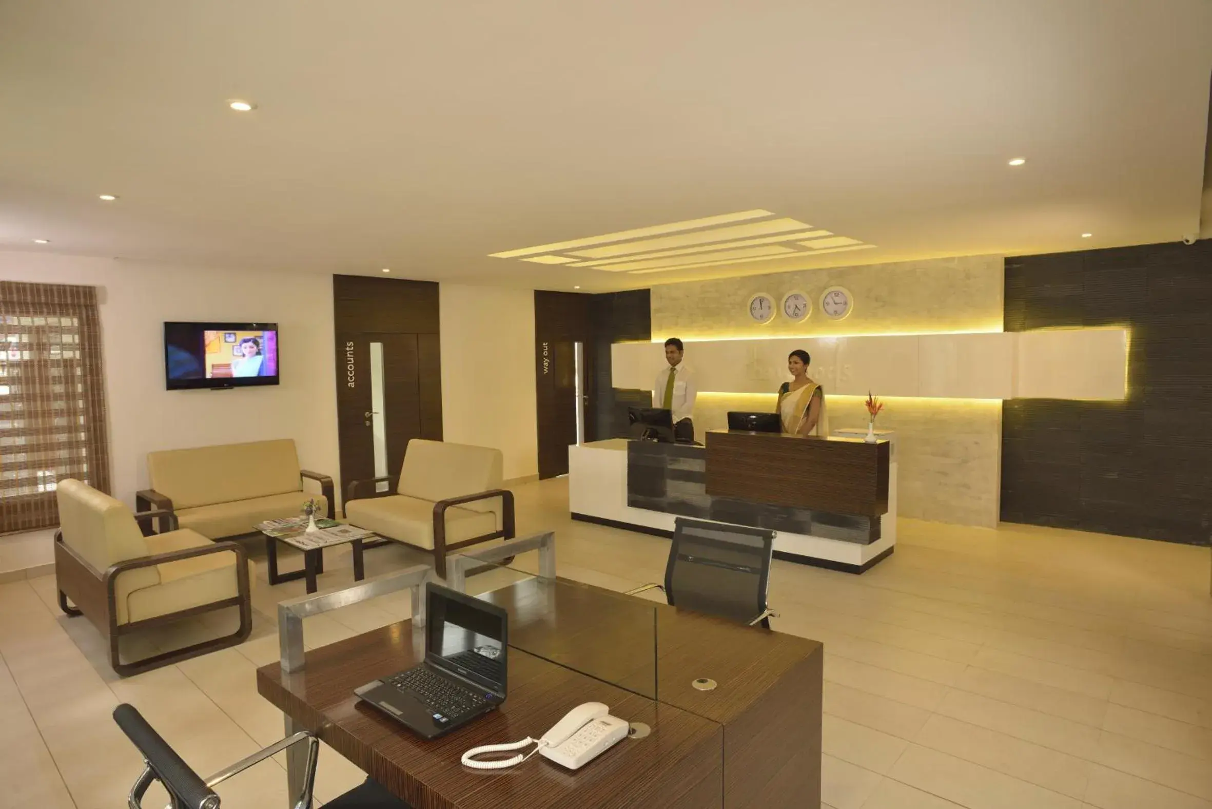 Lobby or reception in The Woods Resorts Wayanad Lobby or reception in The Woods Resorts Wayanad