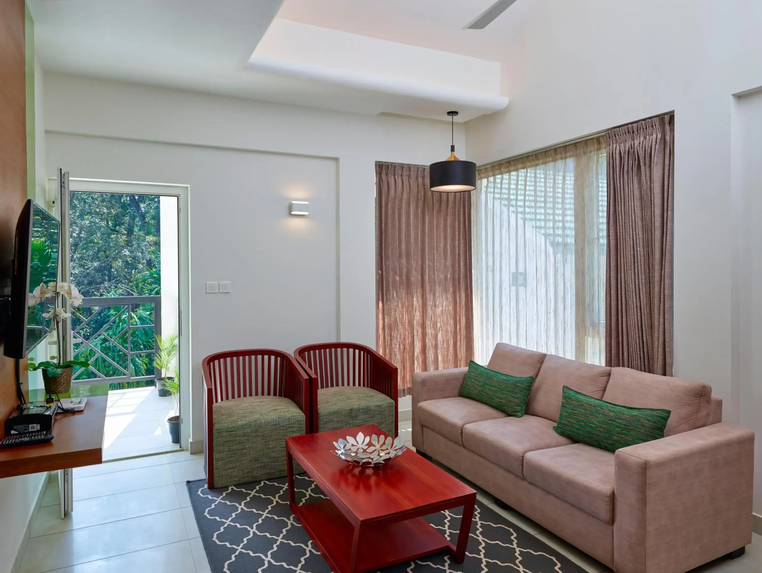 Living room in The Woods Resorts Wayanad Living room in The Woods Resorts Wayanad