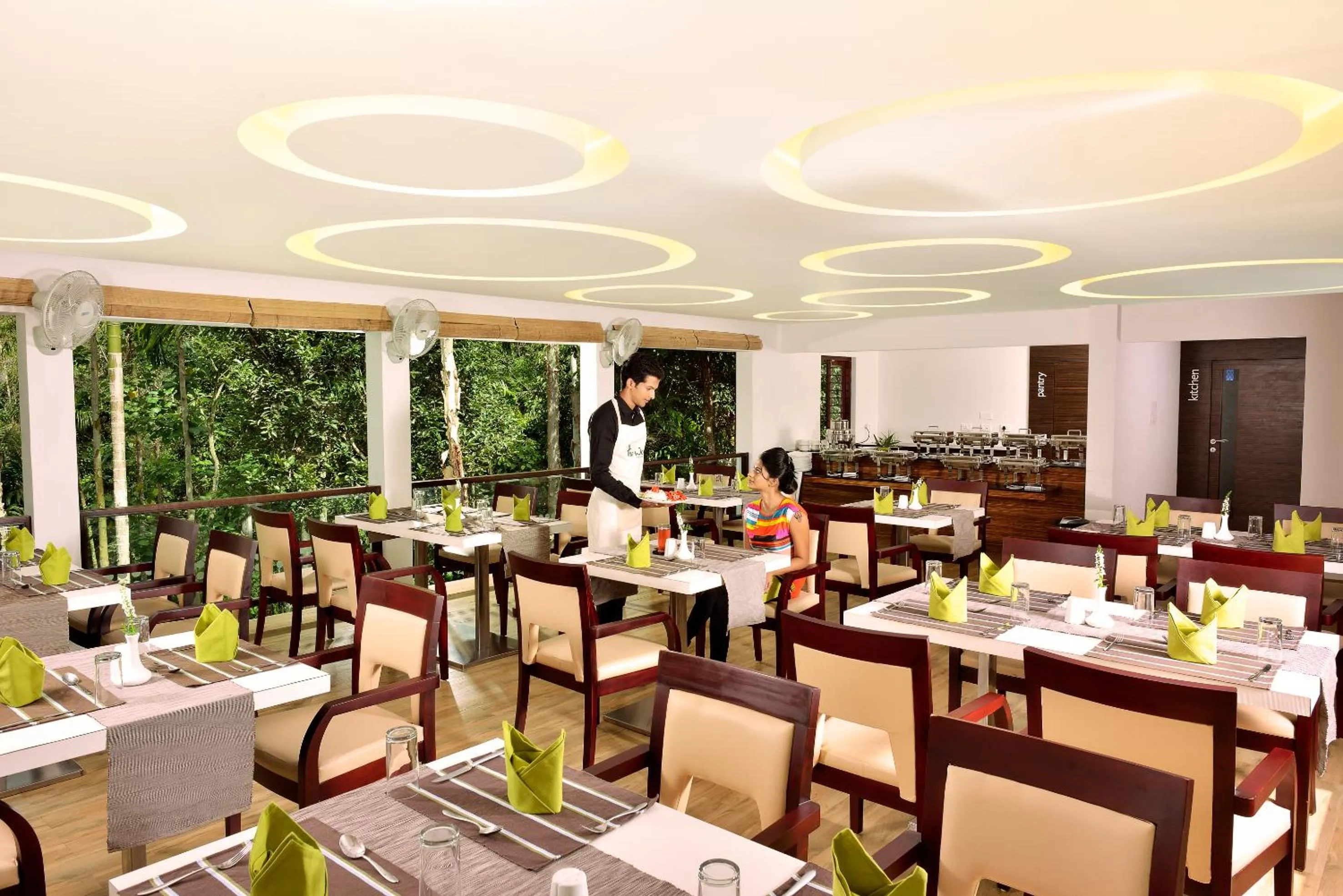 Restaurant/places to eat in The Woods Resorts Wayanad