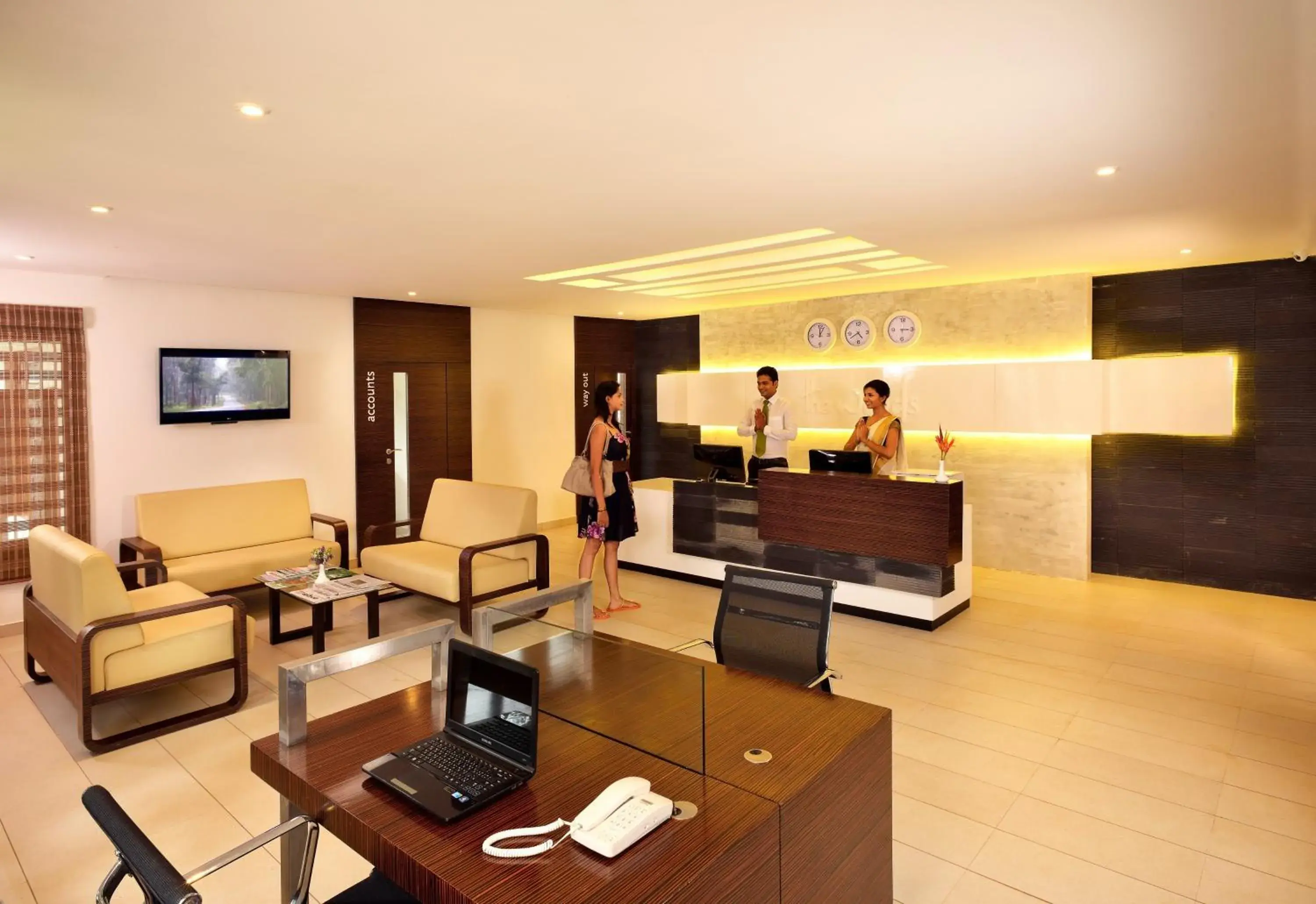 Lobby or reception in The Woods Resorts Wayanad Lobby or reception in The Woods Resorts Wayanad