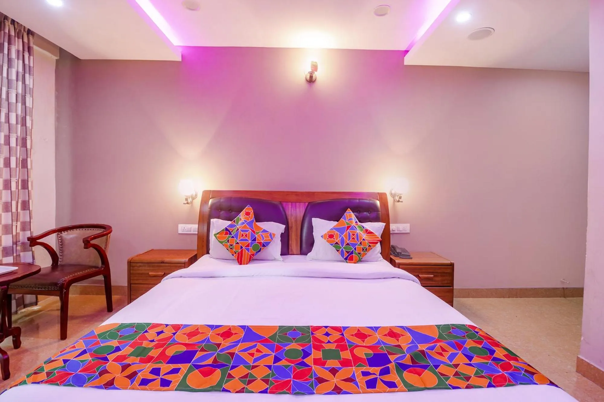 Bed in FabHotel Turning Point - Nr Ulsoor Lake