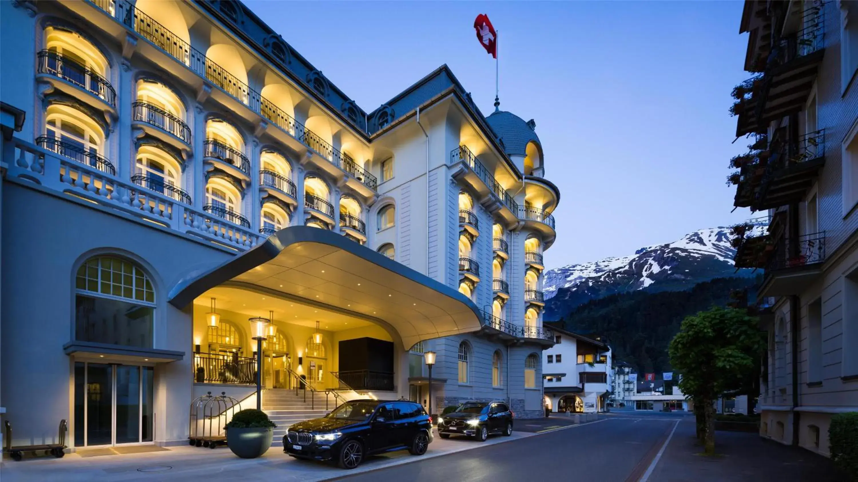 Property building in Kempinski Palace Engelberg Property building in Kempinski Palace Engelberg