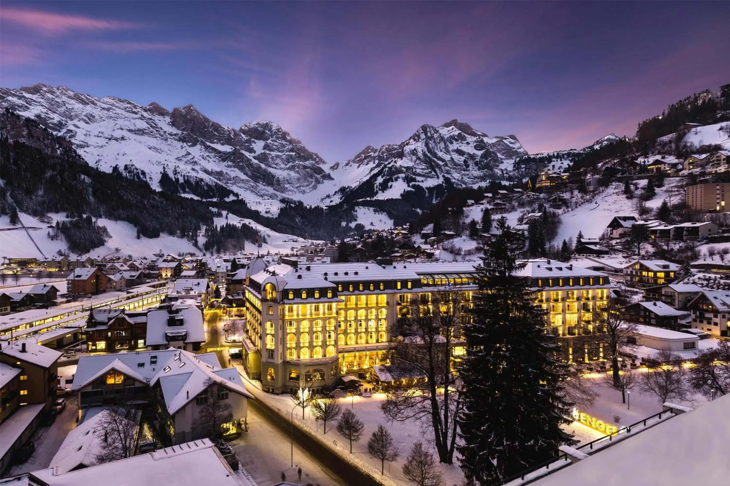 Property building in Kempinski Palace Engelberg Property building in Kempinski Palace Engelberg