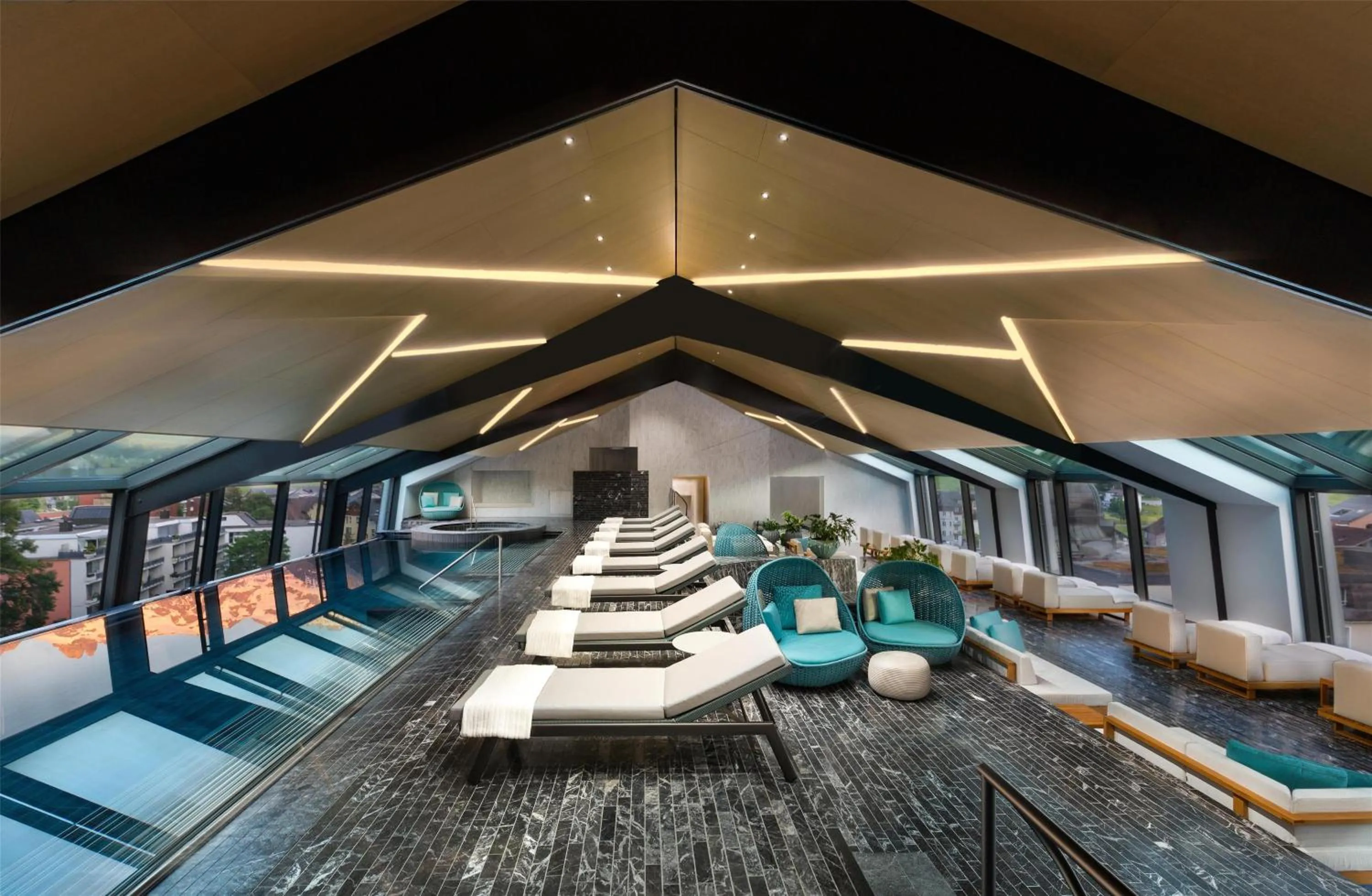 Fitness centre/facilities in Kempinski Palace Engelberg