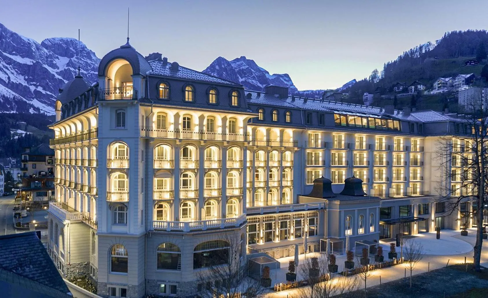 Property building in Kempinski Palace Engelberg