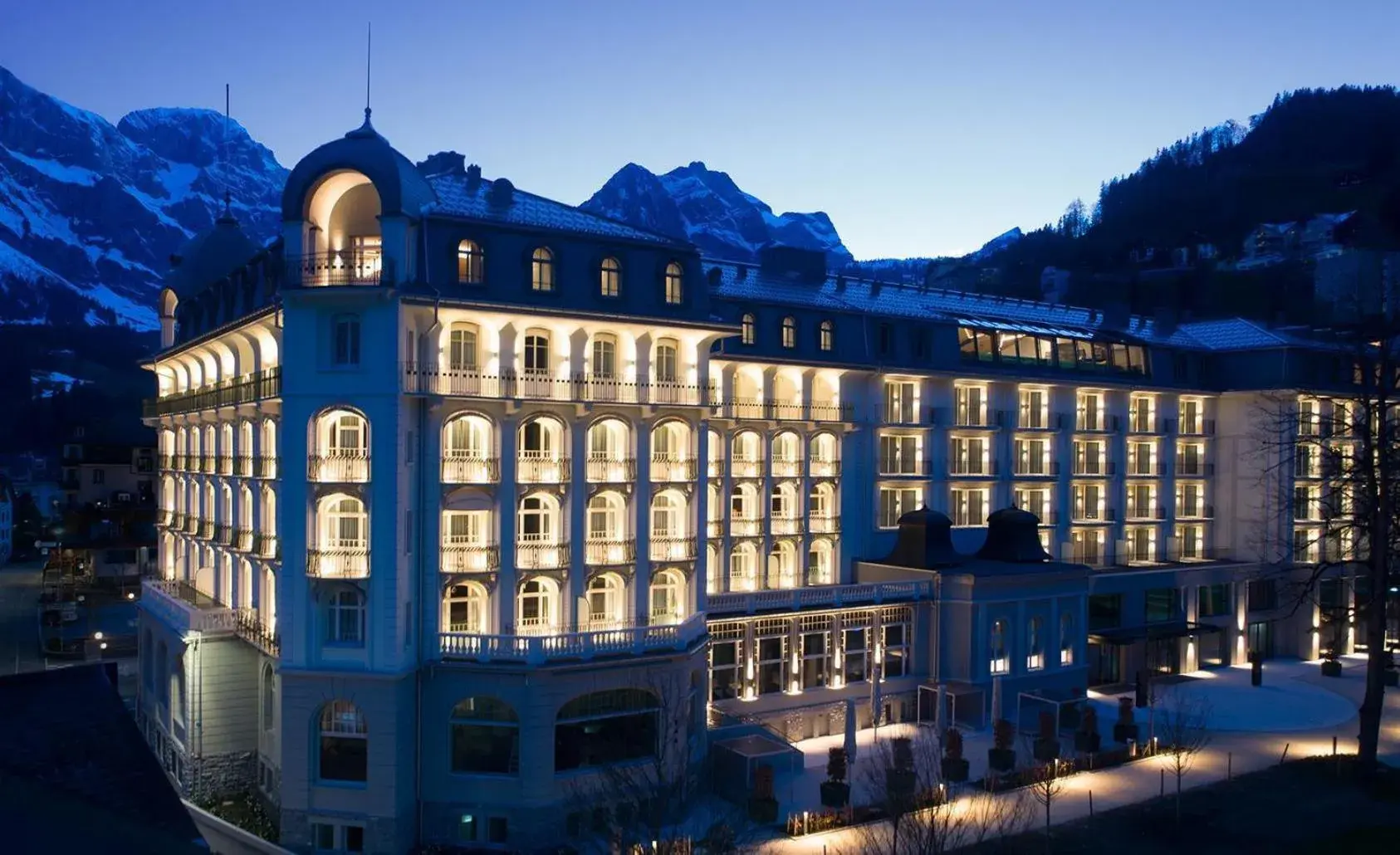 Property building in Kempinski Palace Engelberg Property building in Kempinski Palace Engelberg