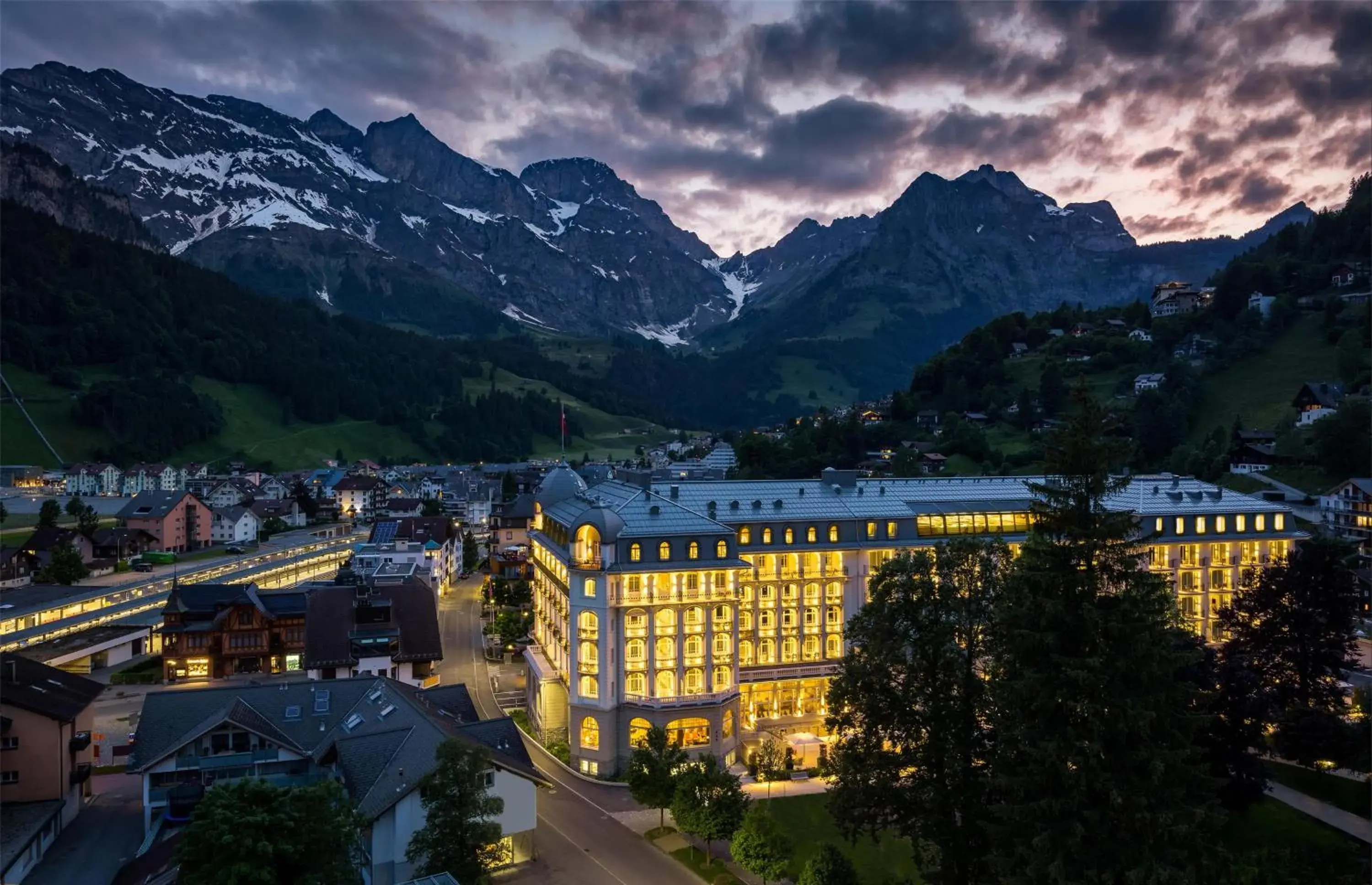 Property building in Kempinski Palace Engelberg Property building in Kempinski Palace Engelberg