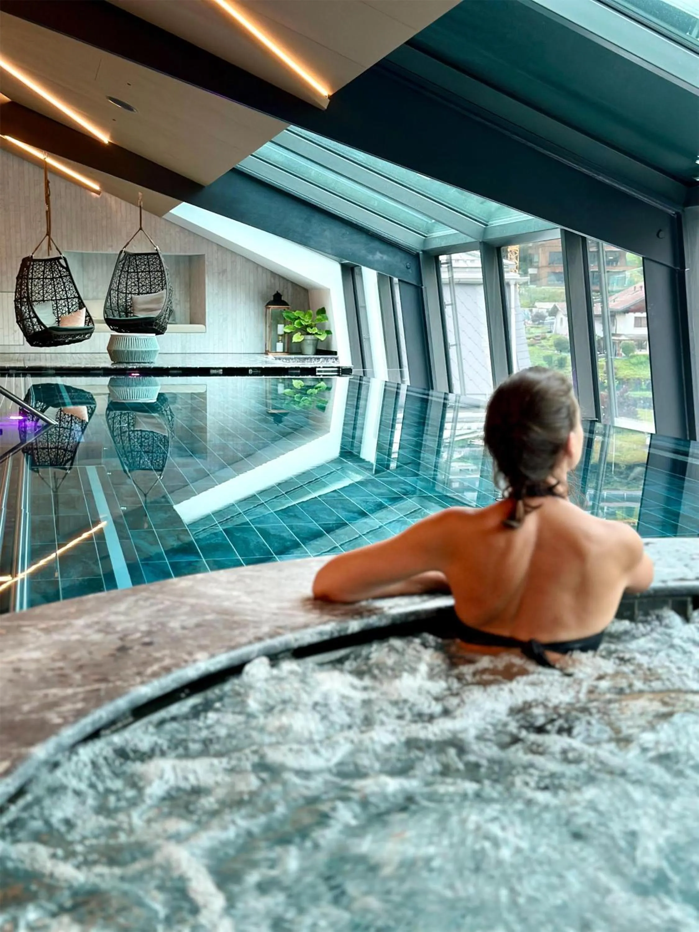 Pool view in Kempinski Palace Engelberg