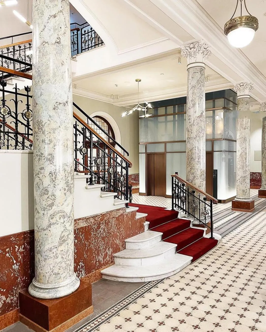 Lobby or reception in Kempinski Palace Engelberg