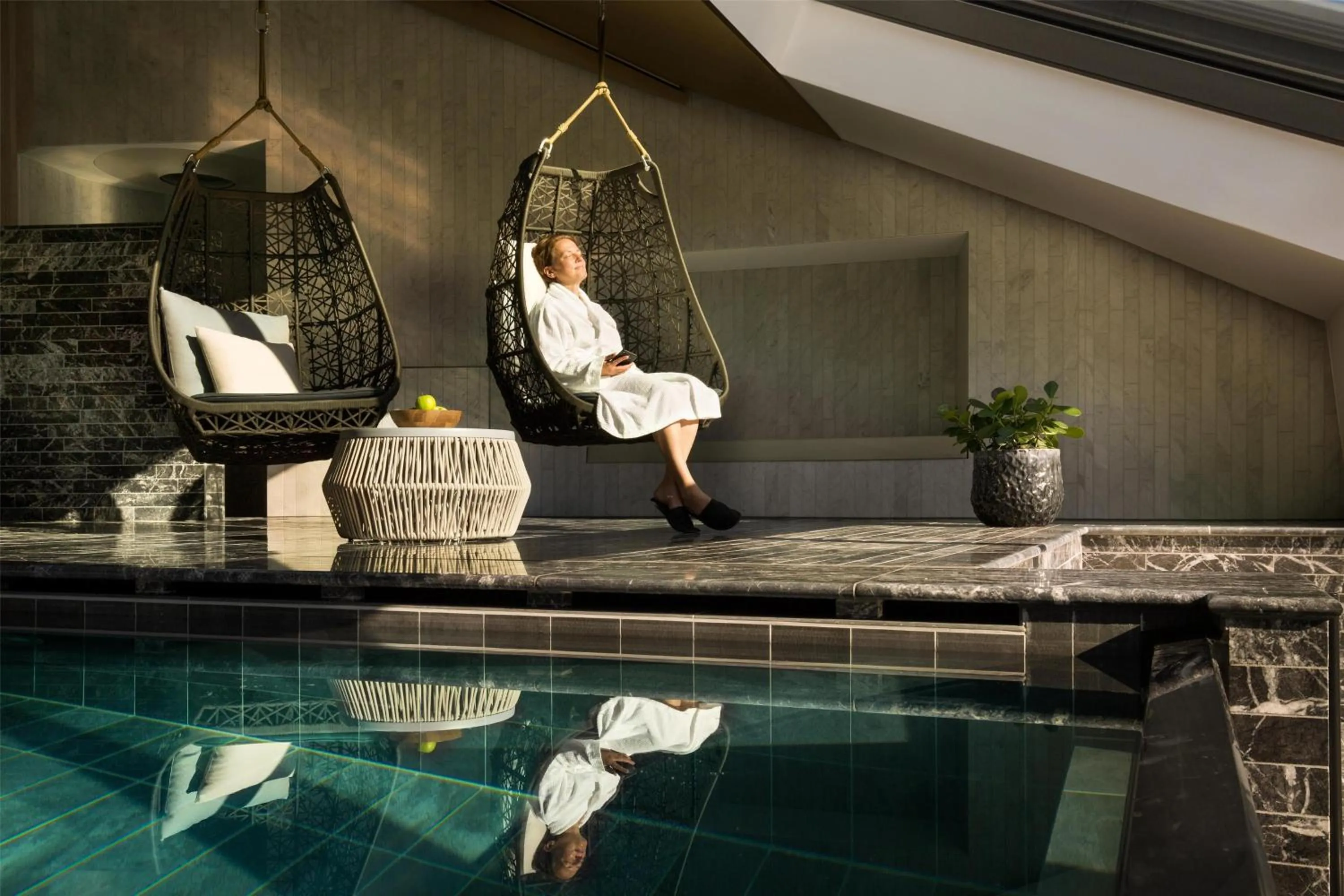 Pool view in Kempinski Palace Engelberg