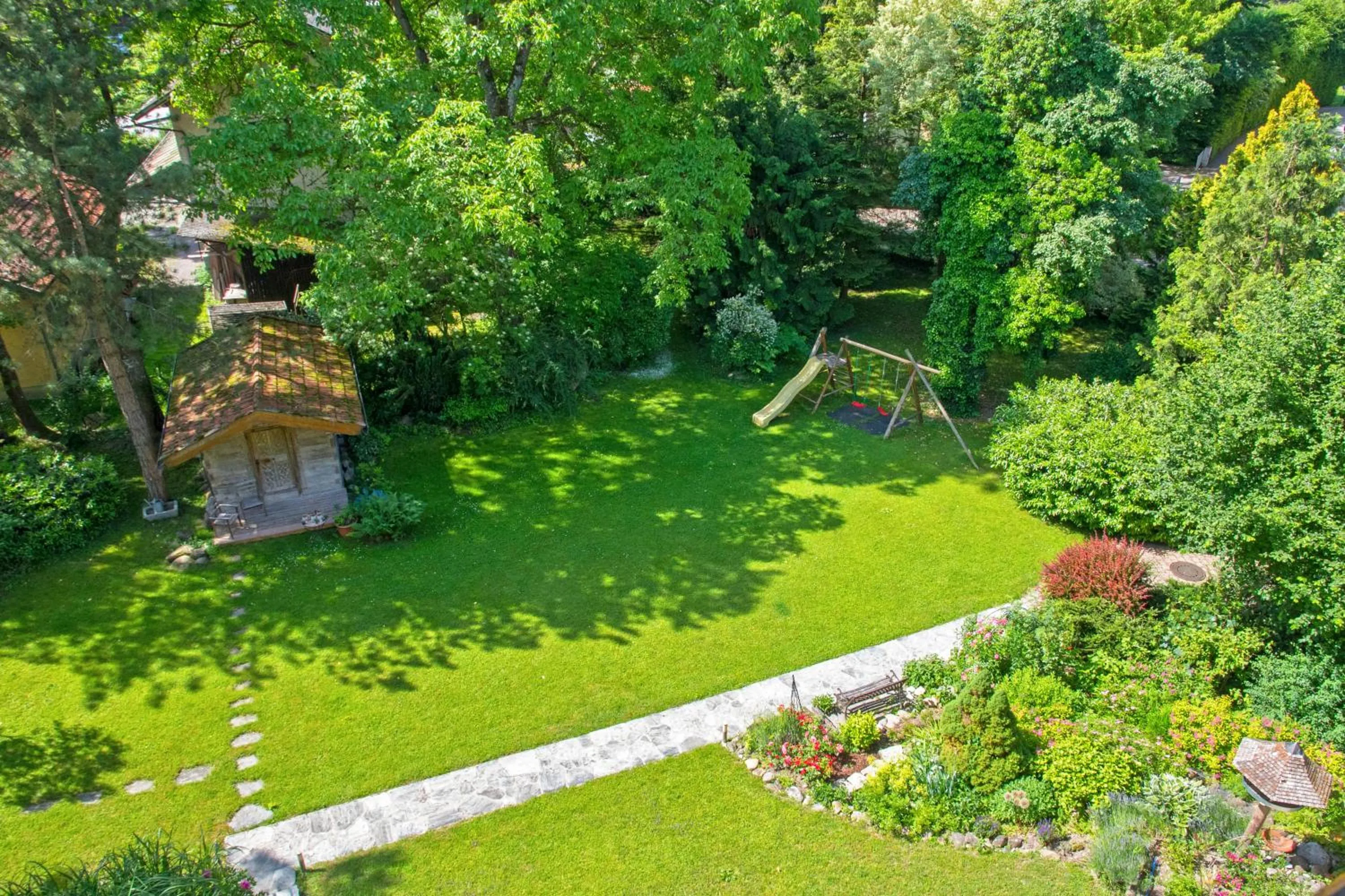 Garden view in Der Seewirt