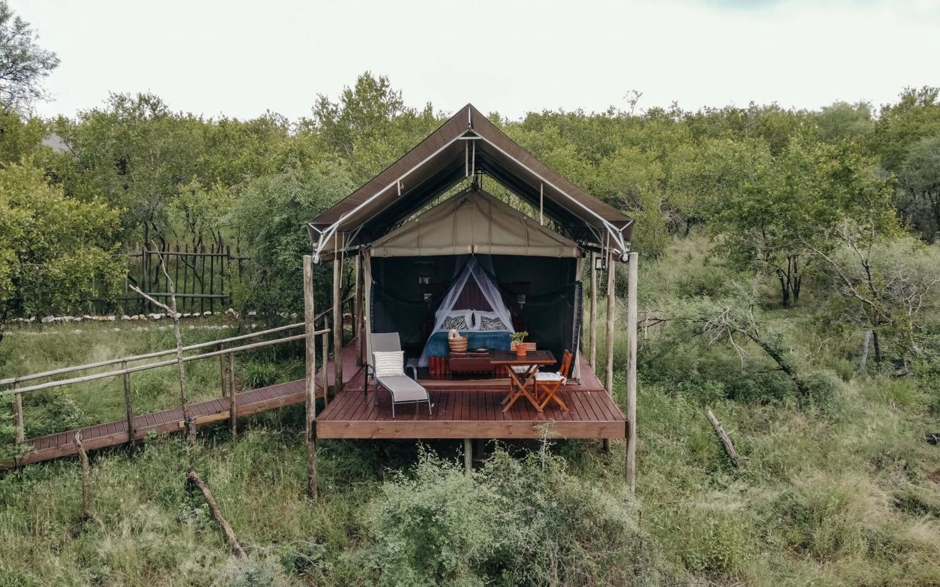 Natural landscape in Isambane Camp