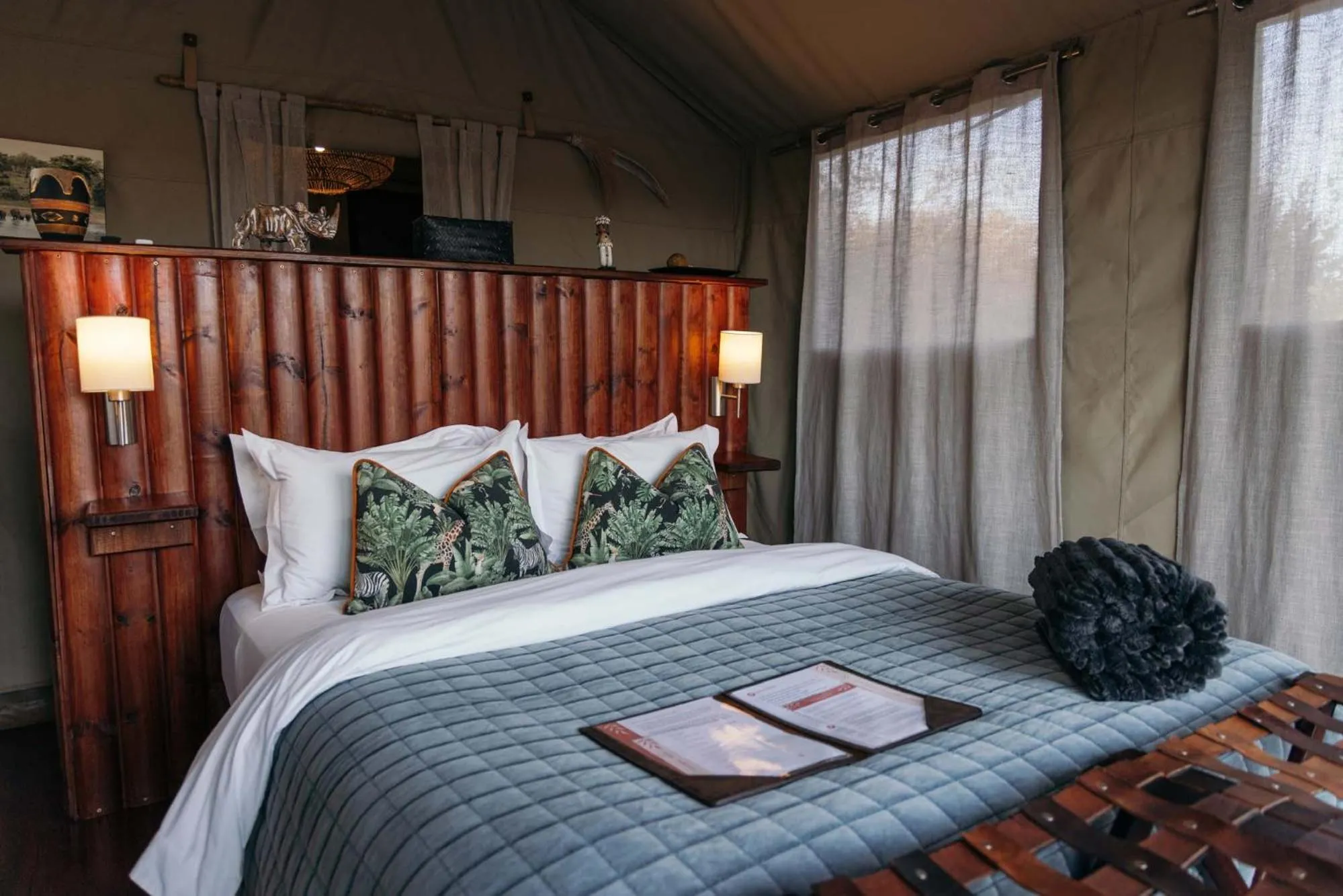 Bed in Isambane Camp