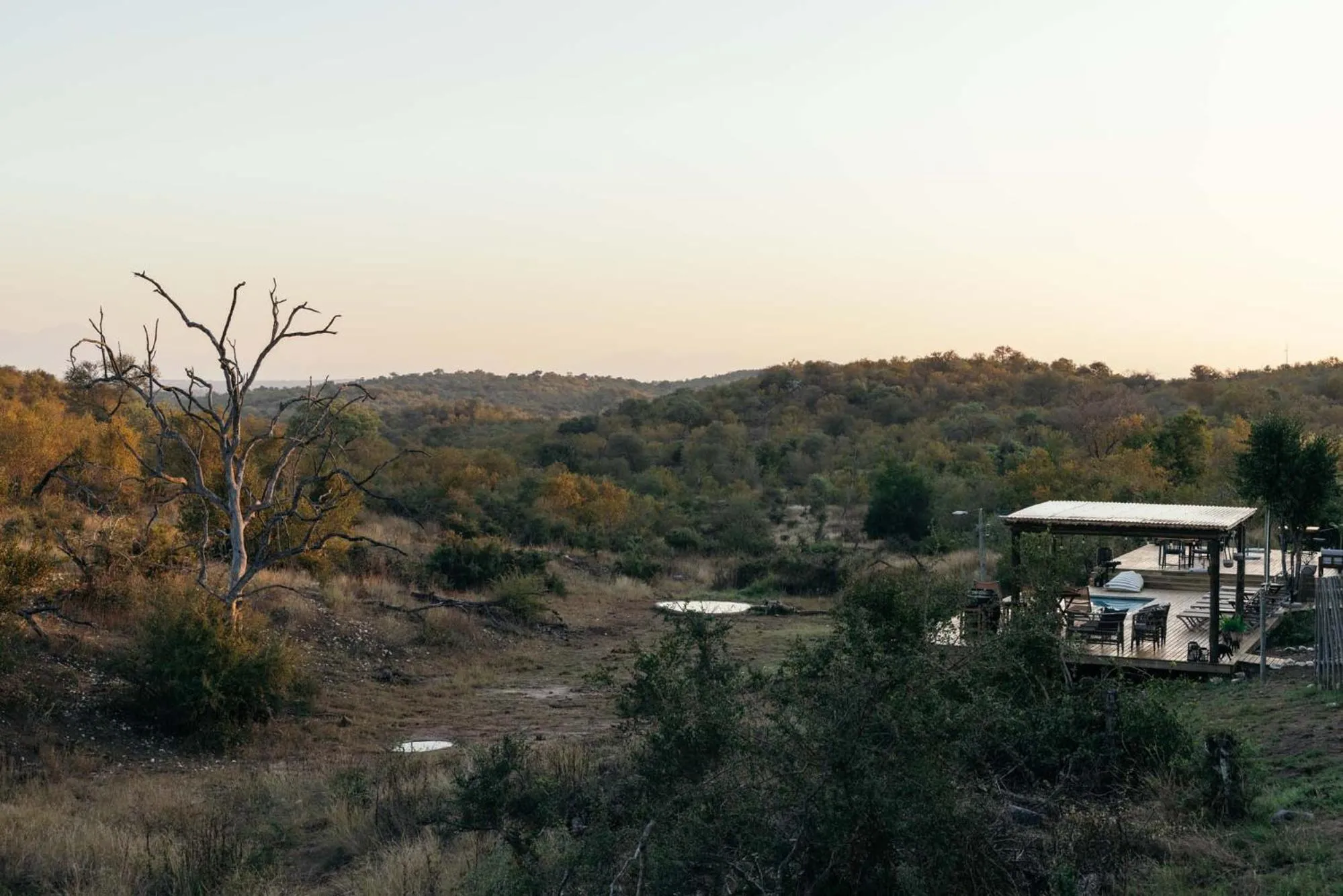 Natural landscape in Isambane Camp