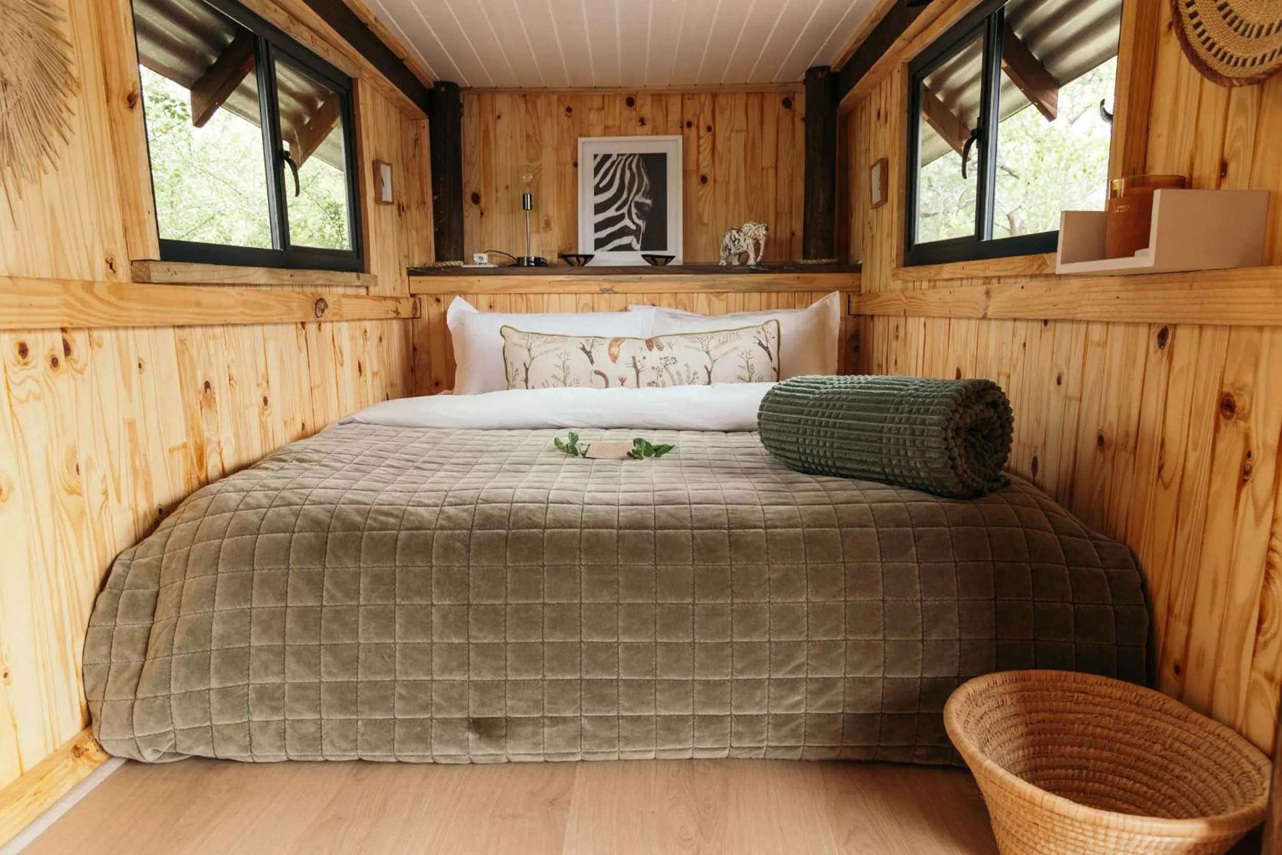 Bed in Isambane Camp