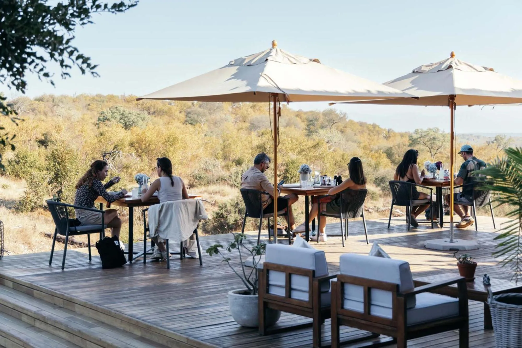 Restaurant/places to eat in Isambane Camp