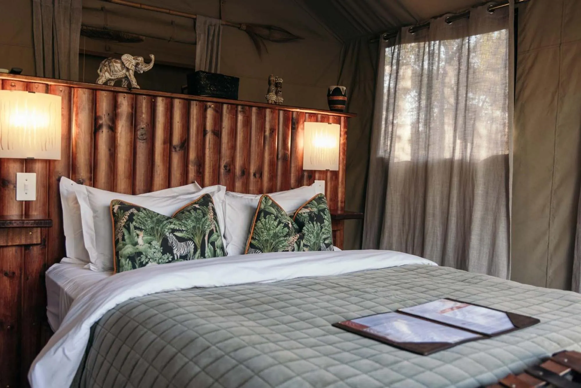 Bed in Isambane Camp