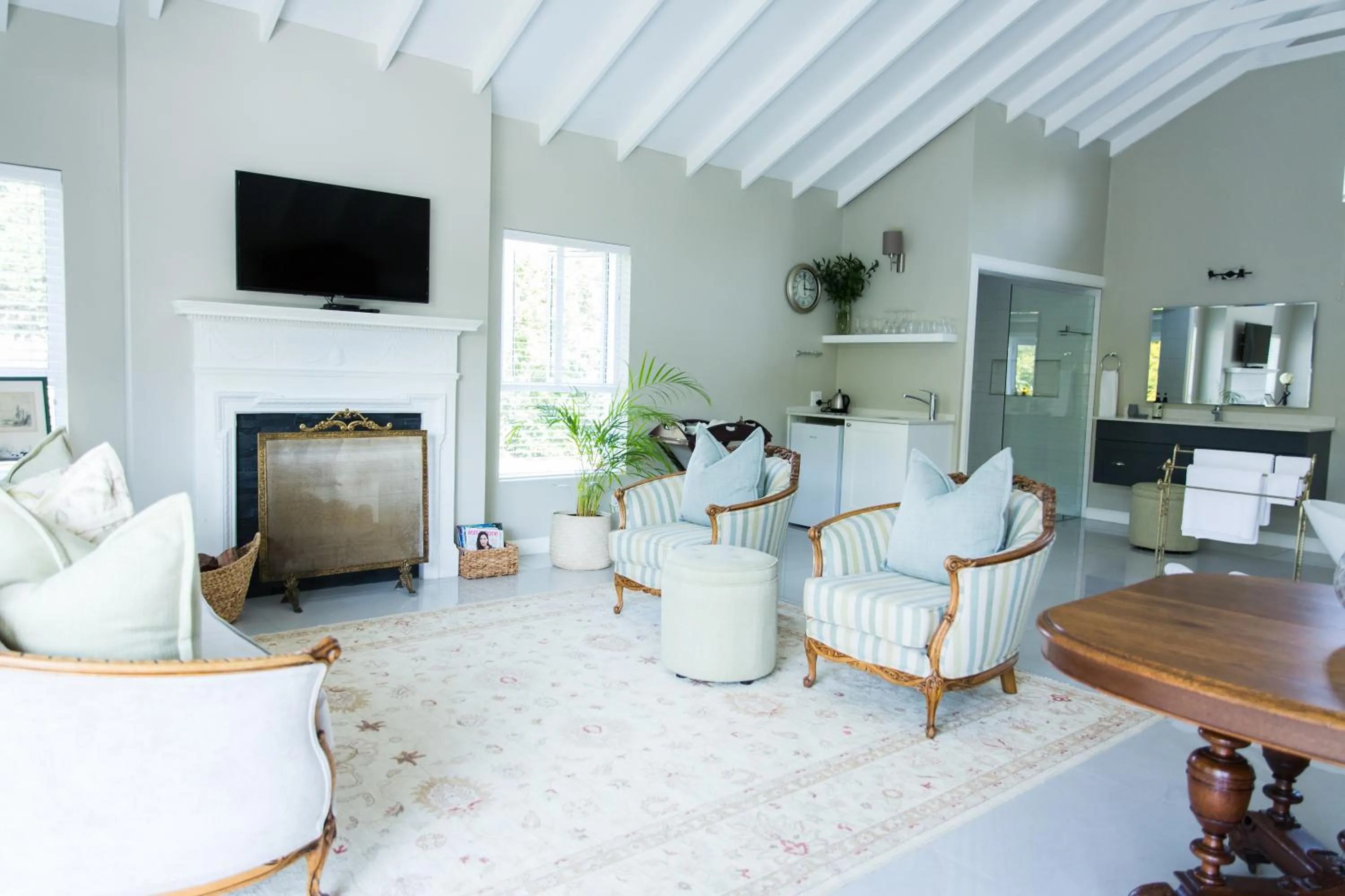 Seating area in Burkleigh House