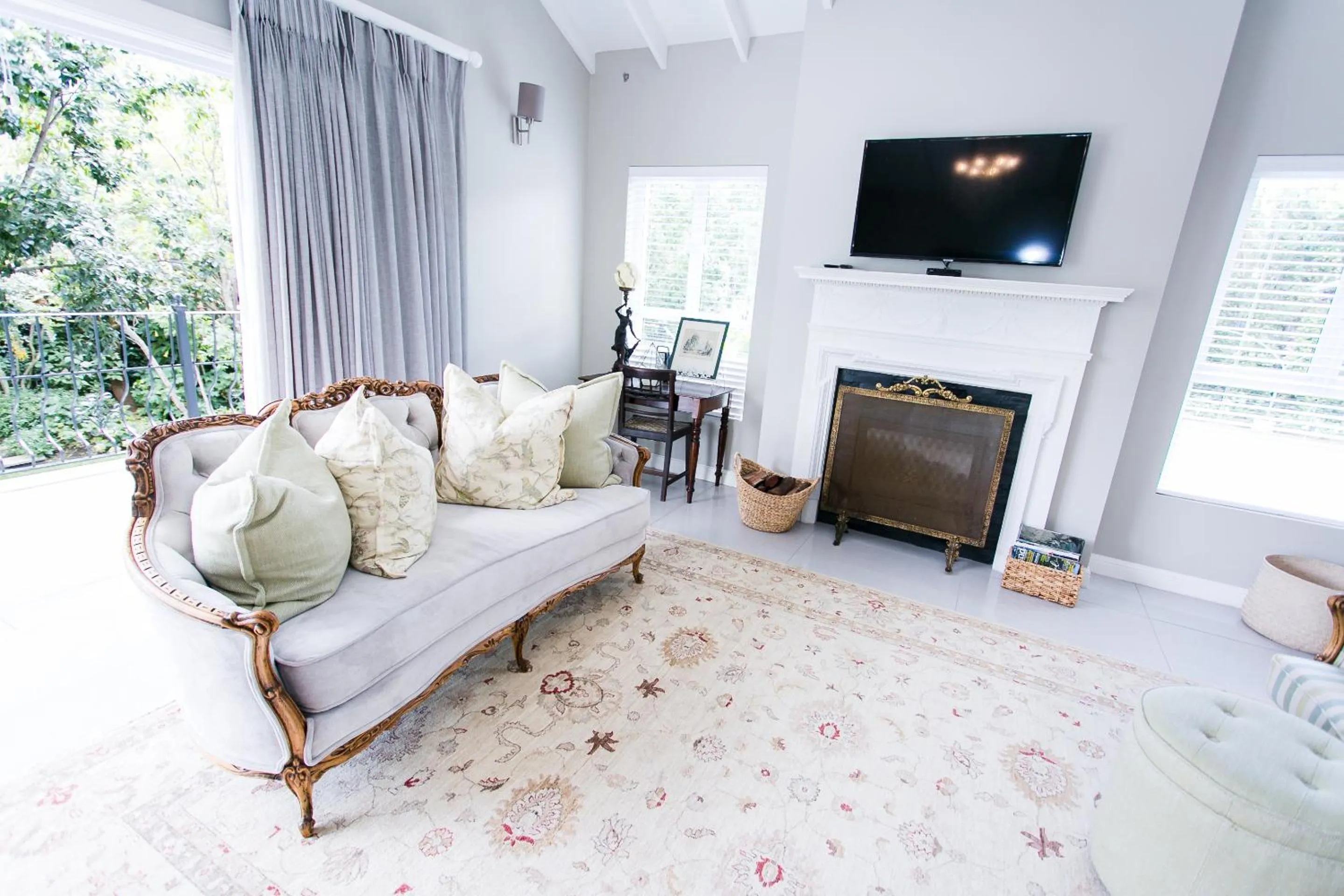 Seating area in Burkleigh House