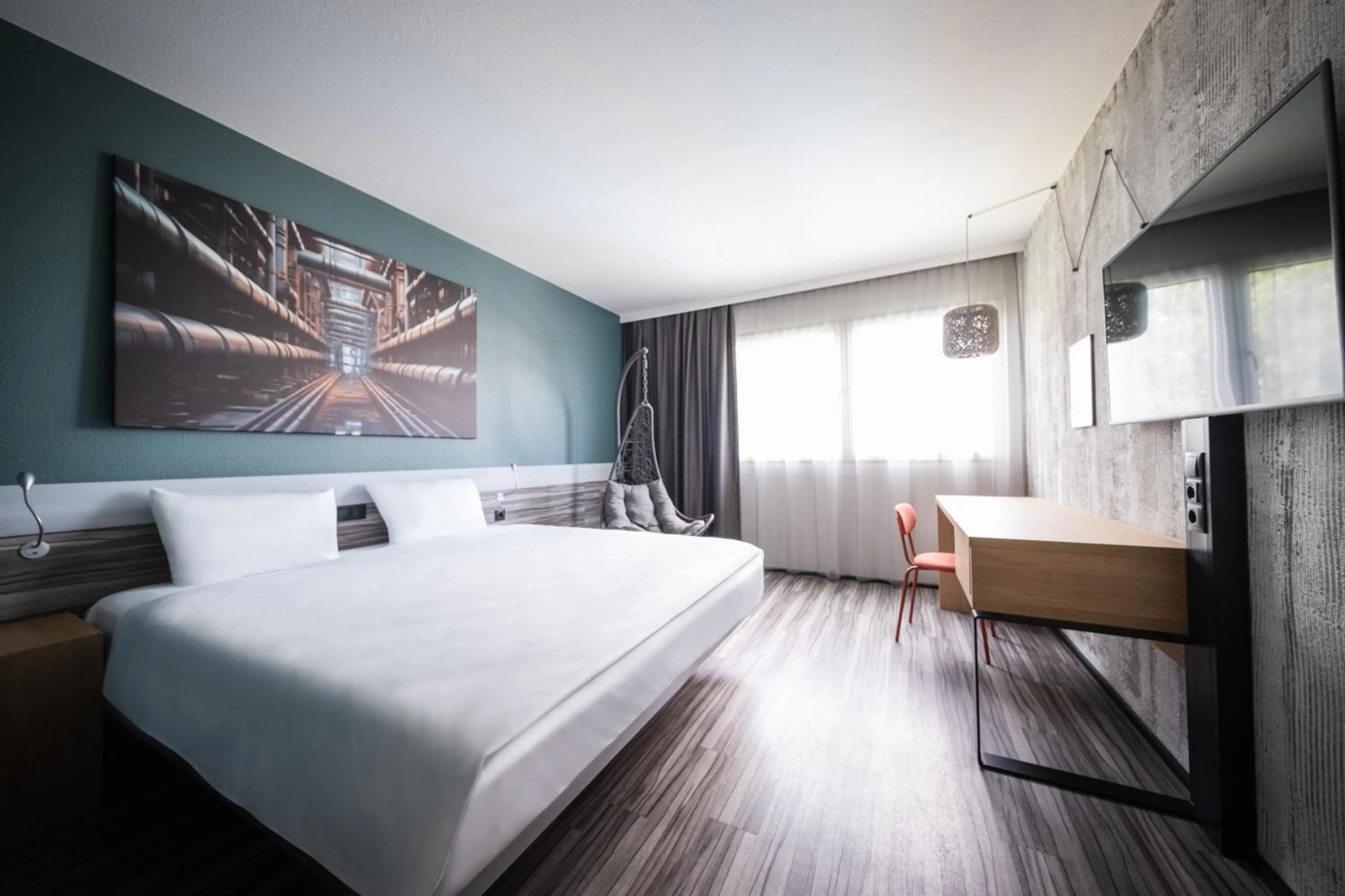 Photo of the whole room, Bed in Ibis Styles Linz